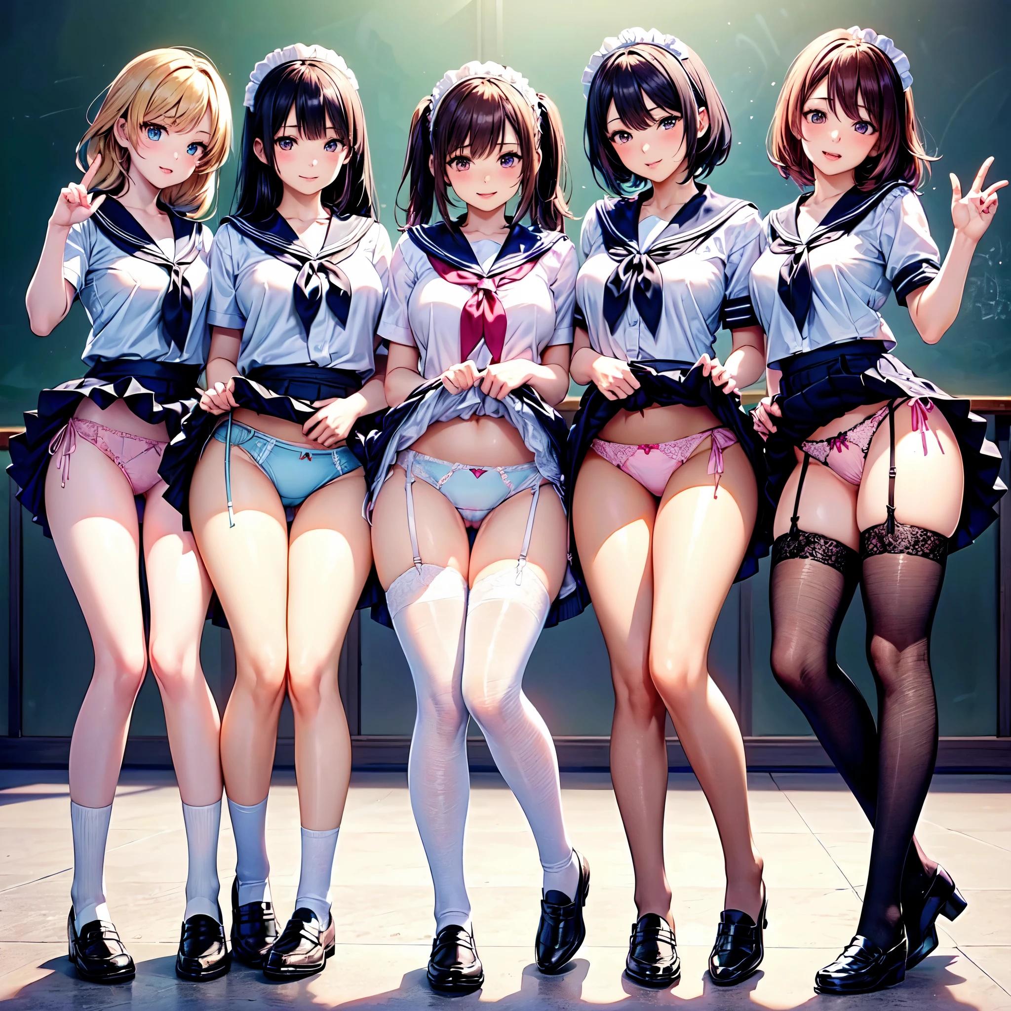 Nas-P_文化祭のセーラーメイド喫茶 パンチラサービス付き２_124335998_p4