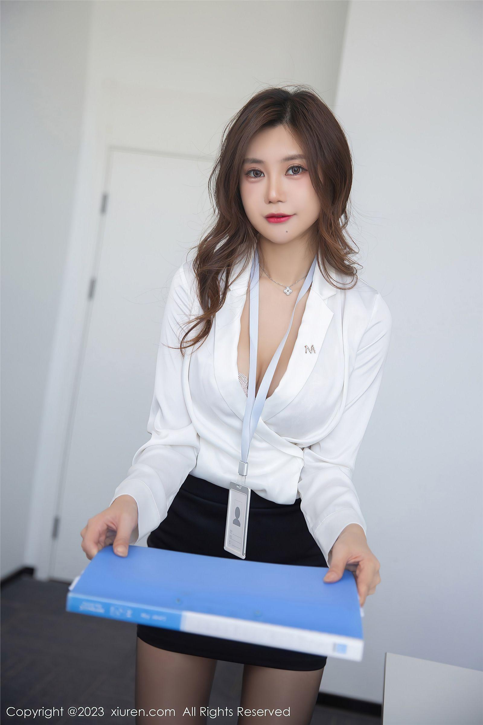 [XIUREN秀人网] 2023.07.14 NO.7079 绮里嘉ula 黑丝_p006
