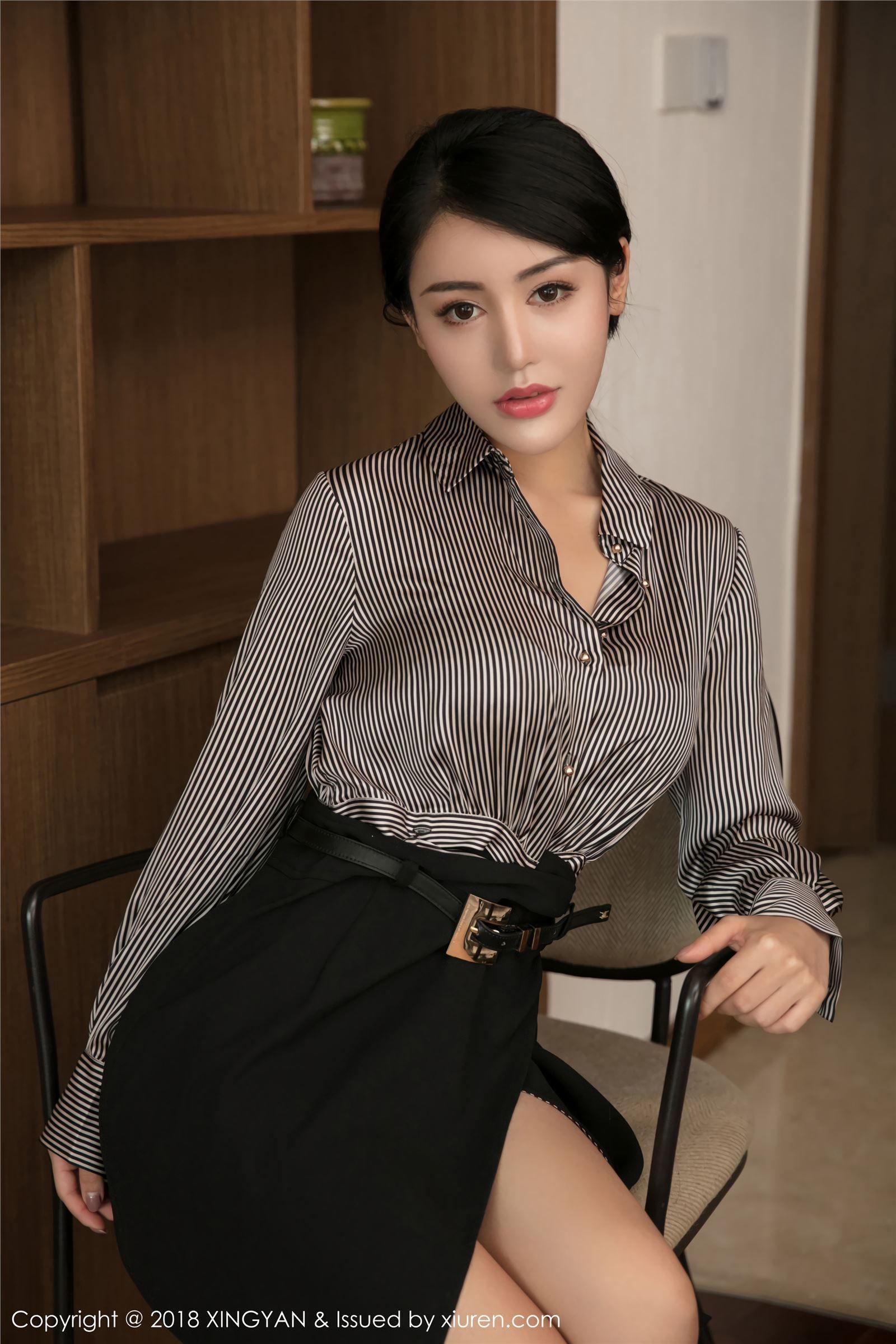 [星颜社XINGYAN] 2018.01.23 VOL.020 OL女秘书 陆梓琪_p039