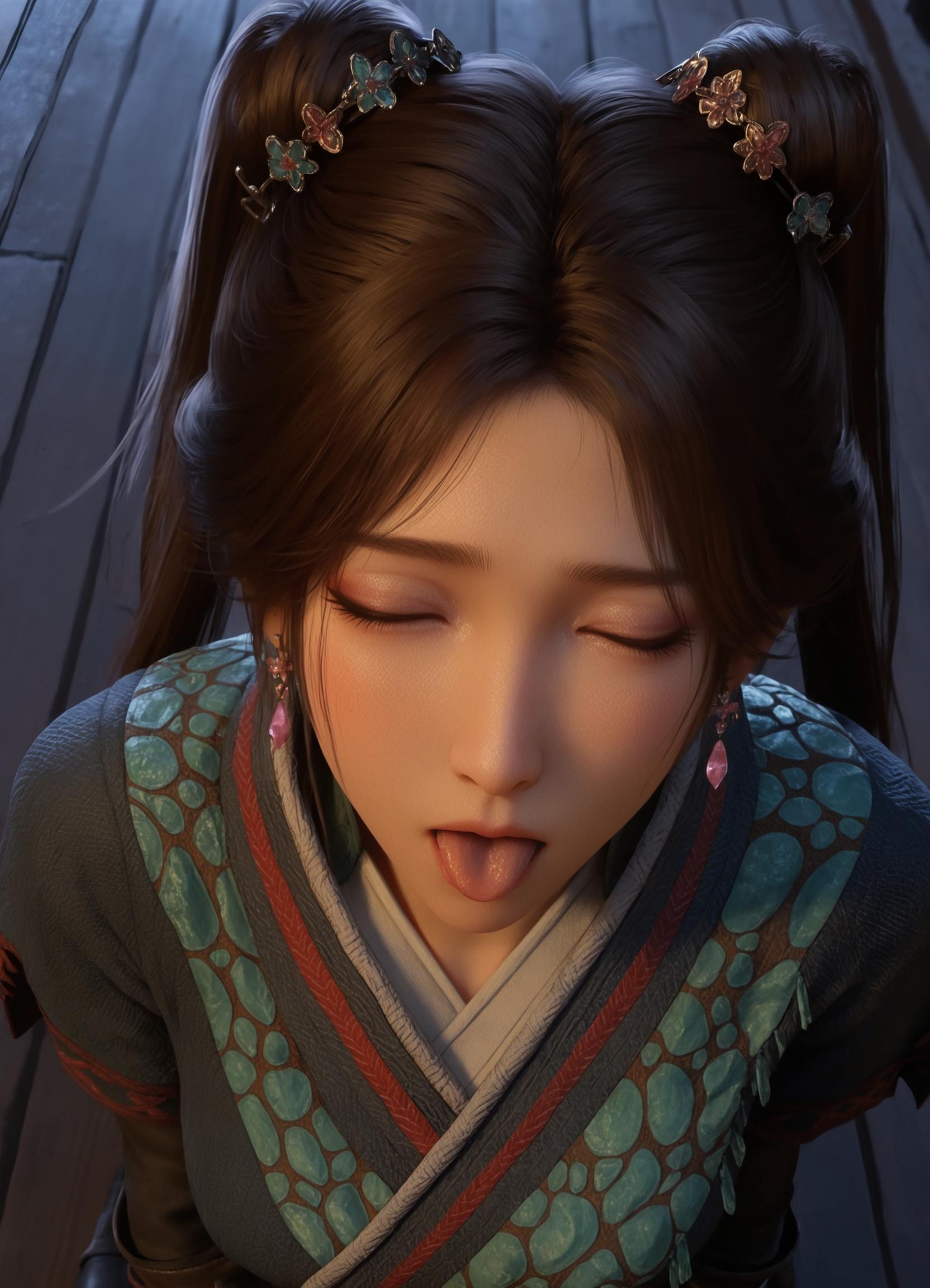 蜜柑_吻完了，但忘传灵气了怎么办_130251778_p8