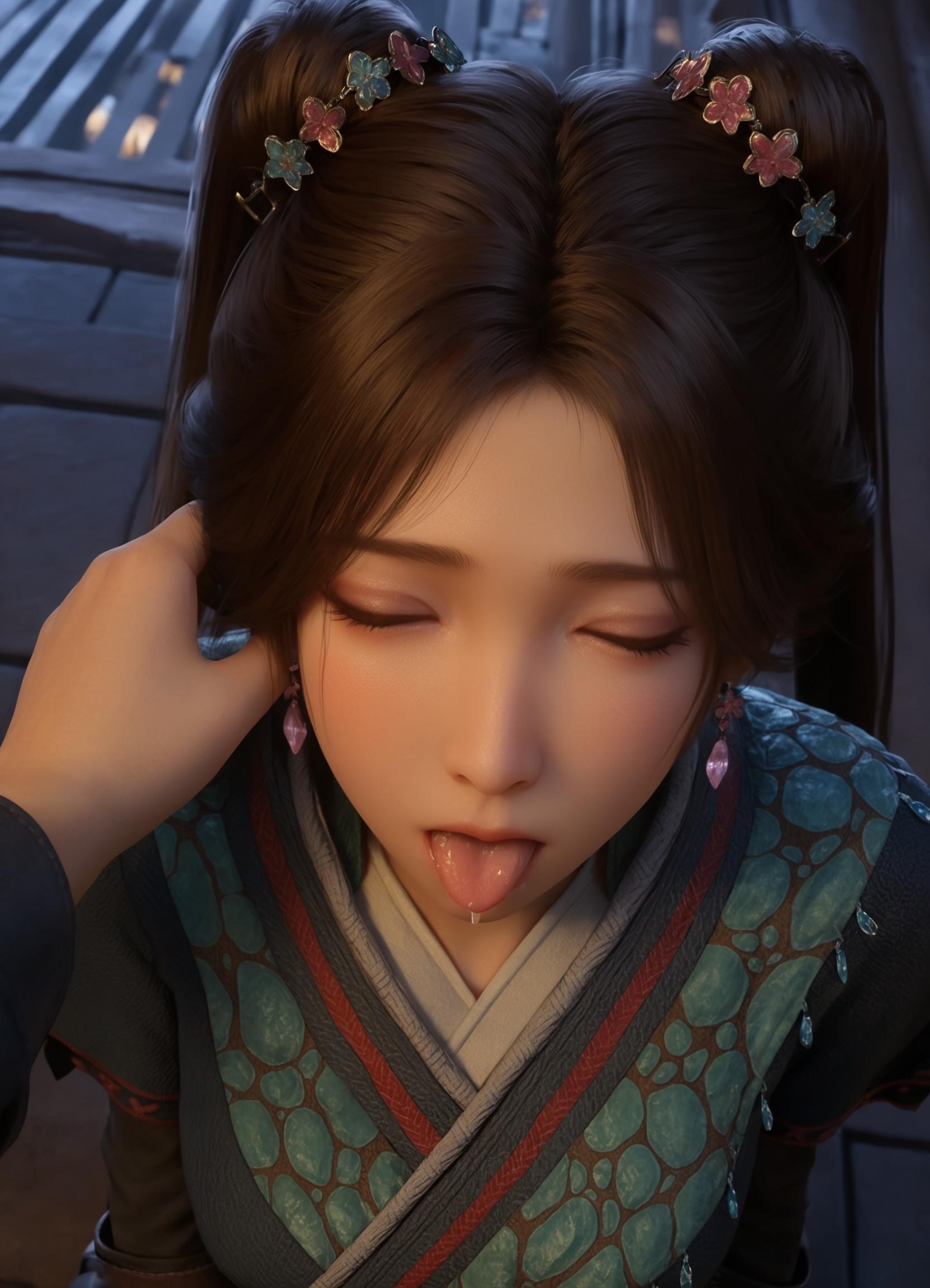 蜜柑_吻完了，但忘传灵气了怎么办_130251778_p9