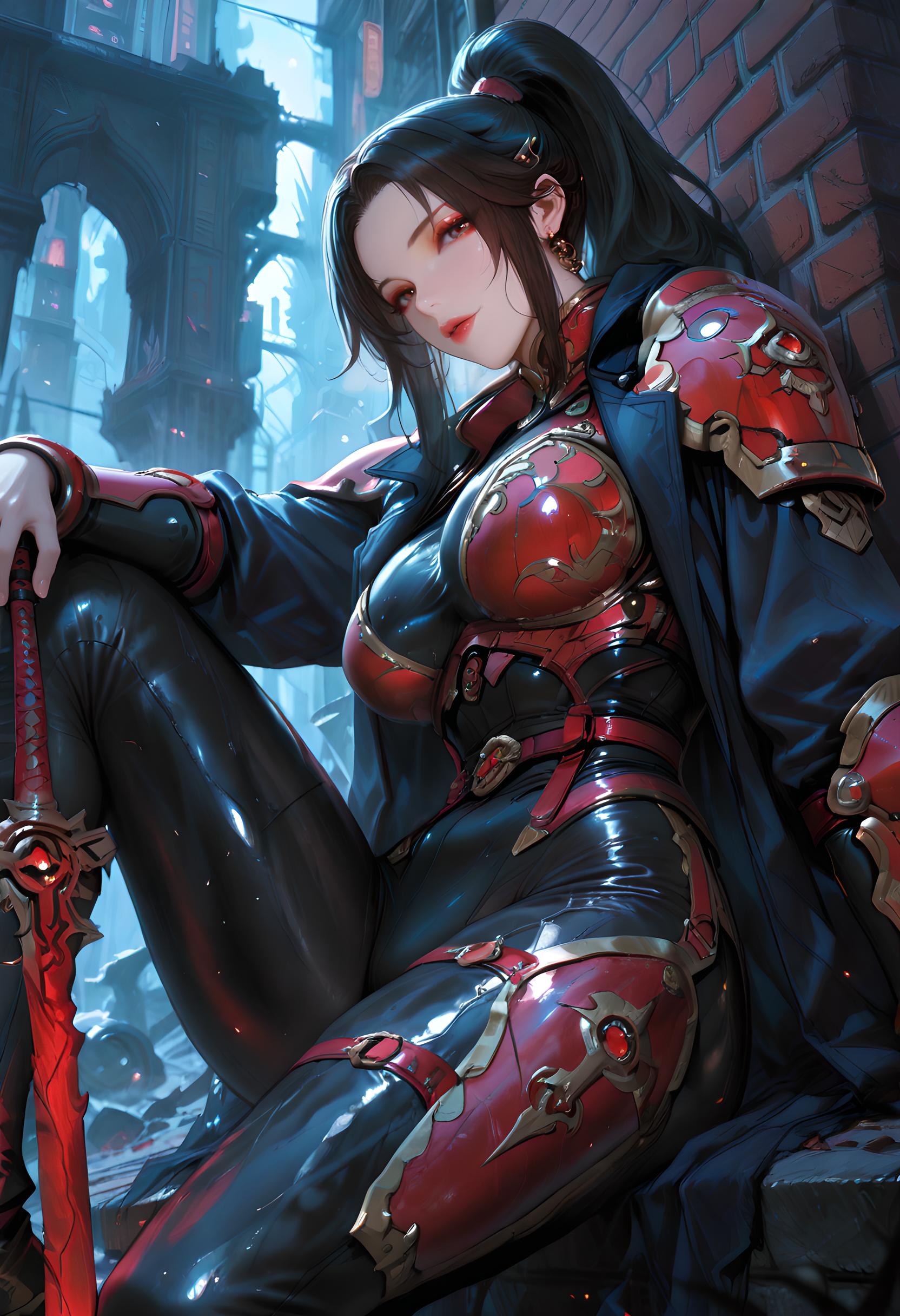 上山打卤煮_赛博女将_129736979_p0