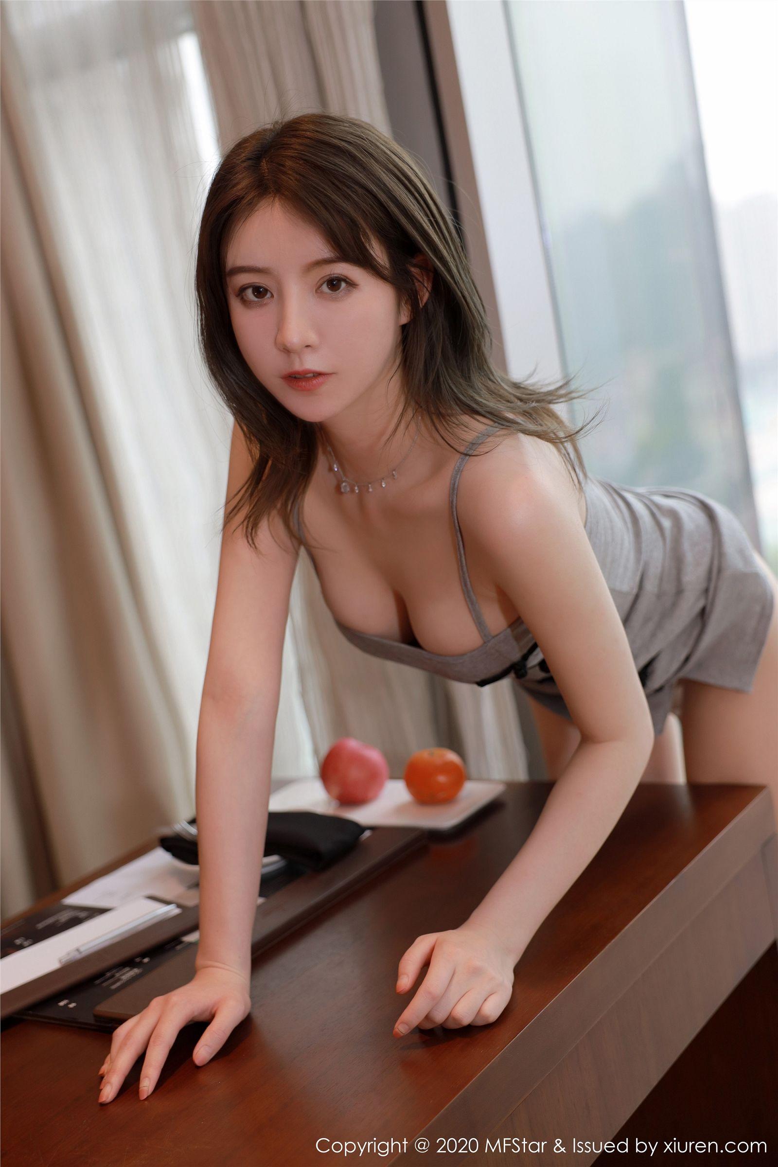 [MFStar模范学院] 2020.05.11 Vol.326 典雅吊裙 yoo优优_p014