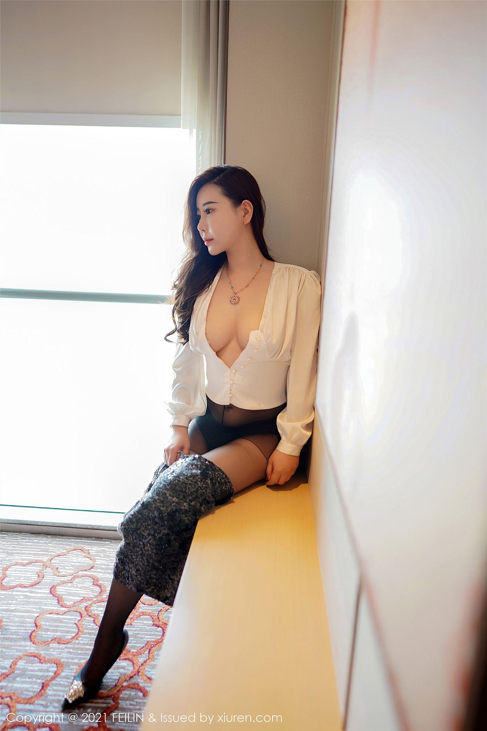 [FEILIN嗲囡囡] 2021.07.05 NO.400 王婉悠Queen_p007
