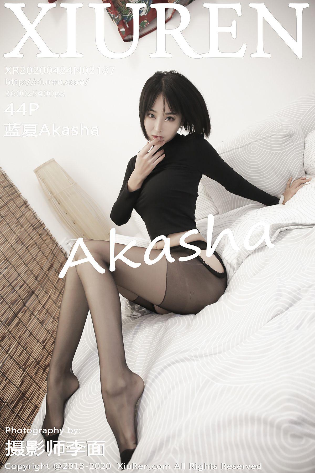 [XIUREN秀人网] 2020.04.24 NO.2187 蓝夏Akasha_p035