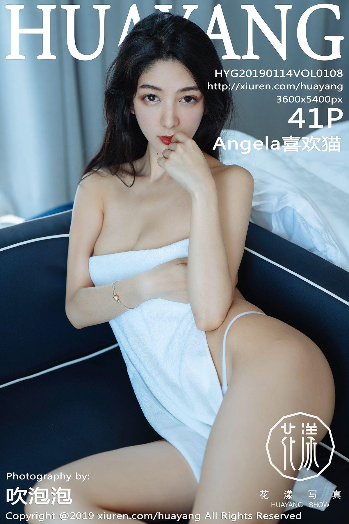 [HuaYang美女] 2019.01.14 Vol.108 Angela喜欢猫_p003