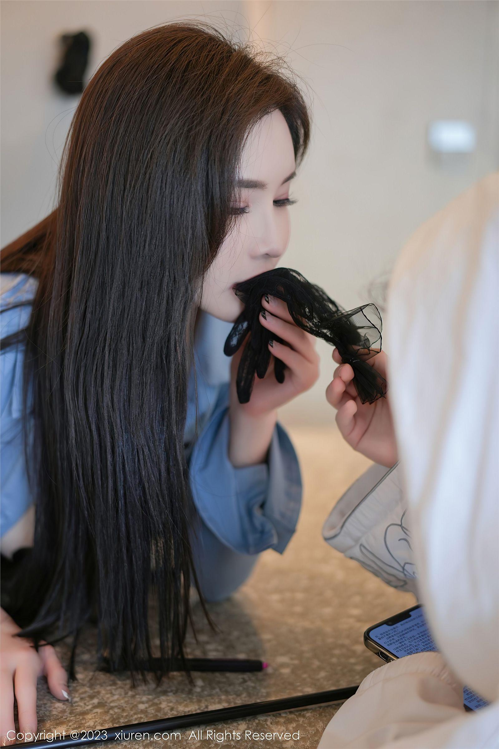 [XIUREN秀人网] 2023.07.18 NO.7095 Carol周妍希 黑丝_p018