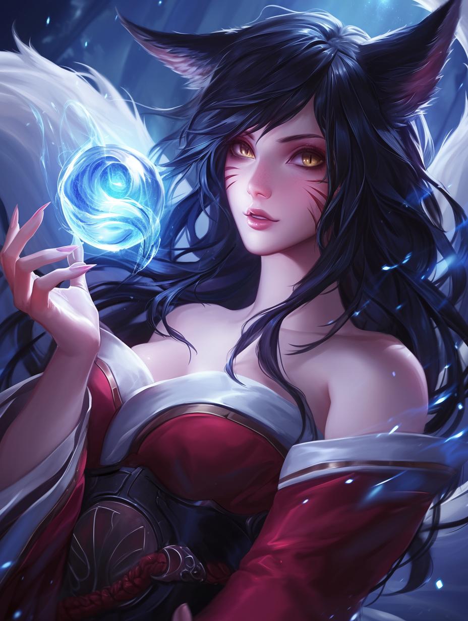 賽博詩人_#AICG 阿璃 Ahri_115773422_p9