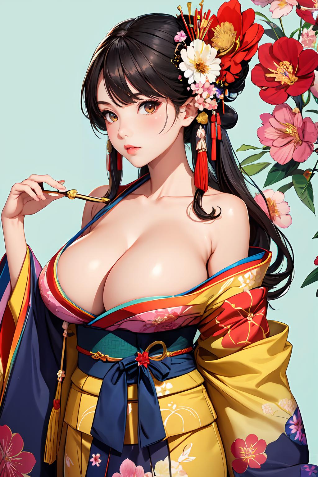 Sophia_Woman in Kimono, 着物の女性_120880147_p4