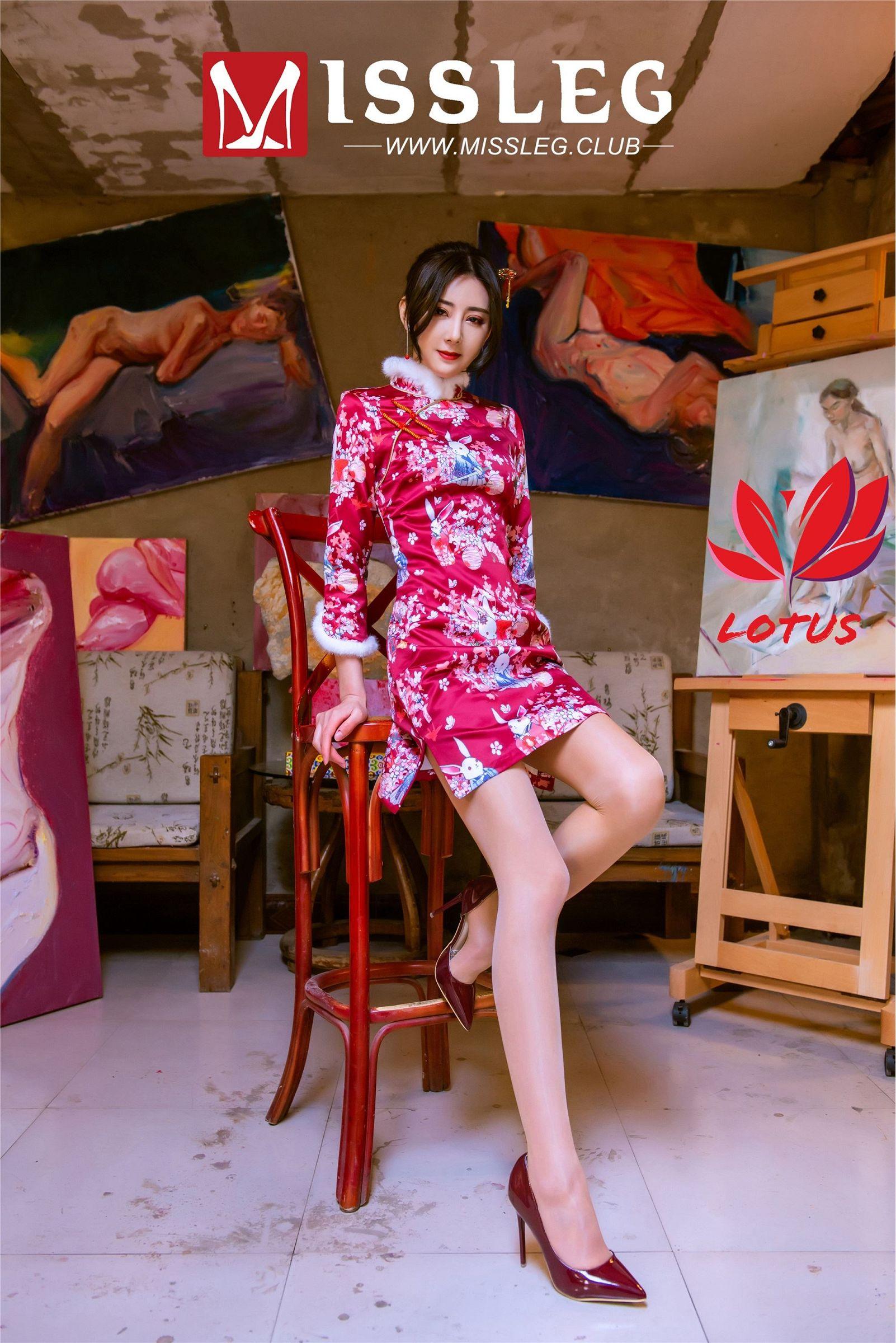 [MISSLEG蜜丝] 2019.02.10 NO.004 院新年单人-熙熙_p009