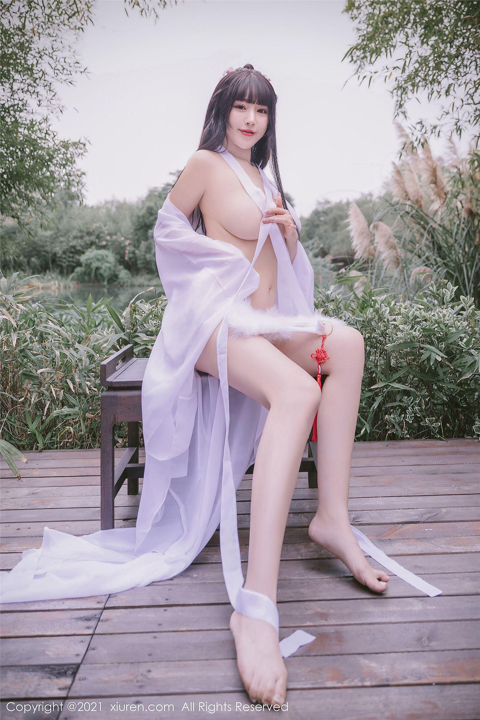 [XIUREN秀人网] 2021.08.03 NO.3749 朱可儿Flower_p042