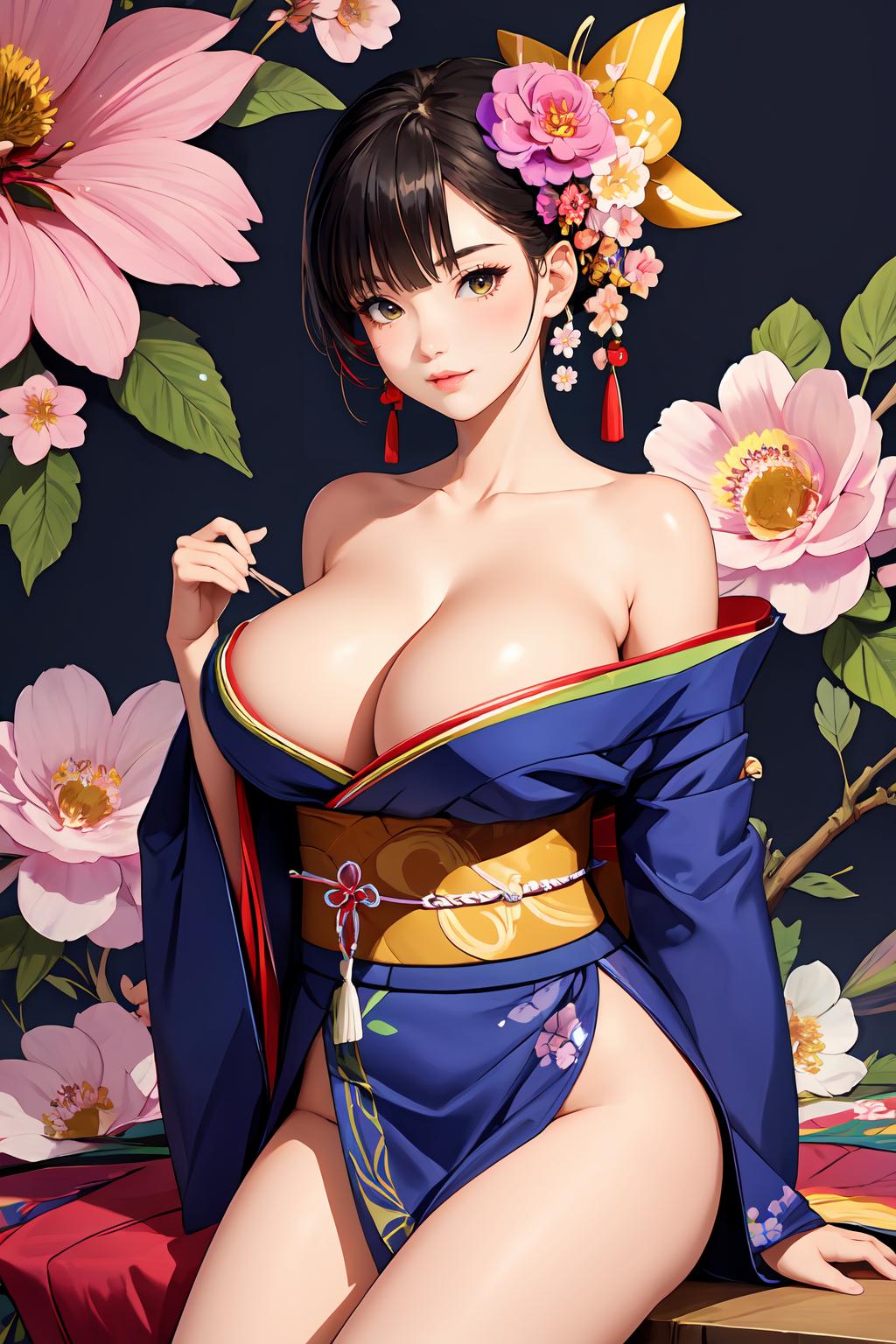 Sophia_Woman in Kimono, 着物の女性_120880147_p2