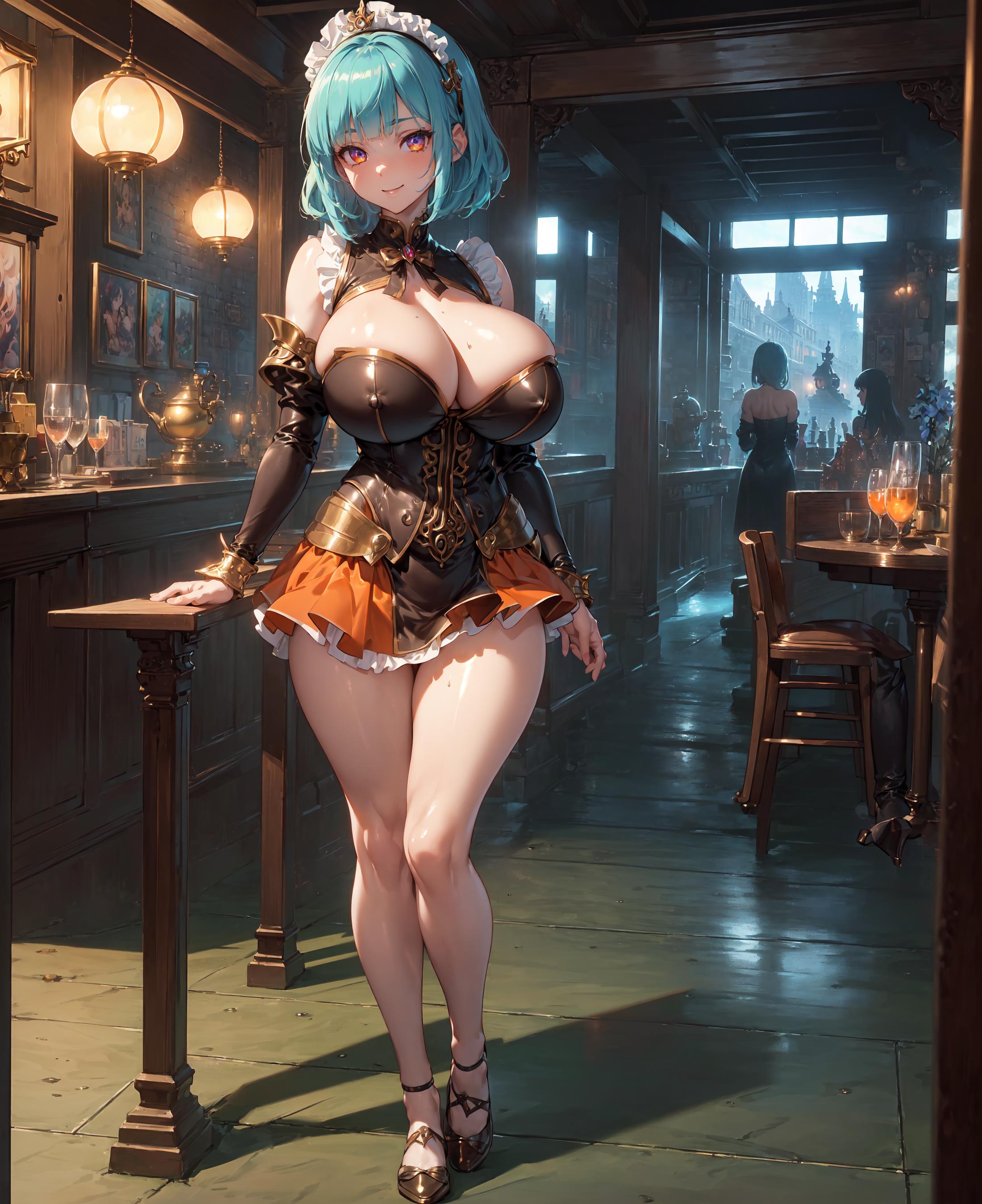 デデデ_緑髪メイド_116068154_p1