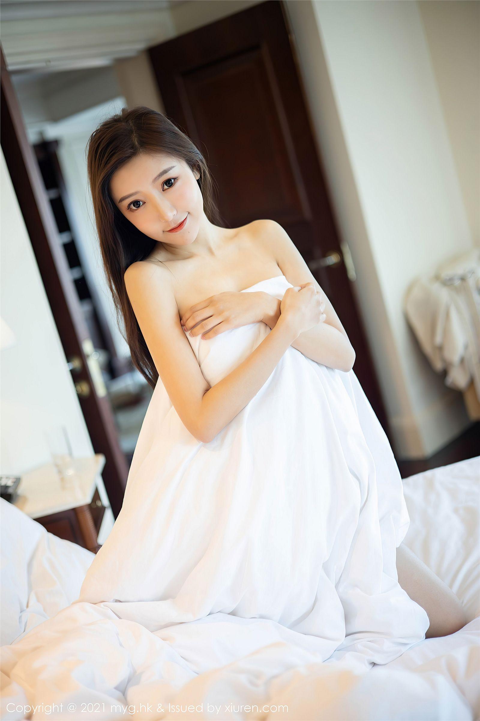 [MYGIRL美媛馆] 2021.03.10 NO.497 王馨瑶yanni 吊裙 美胸_p015