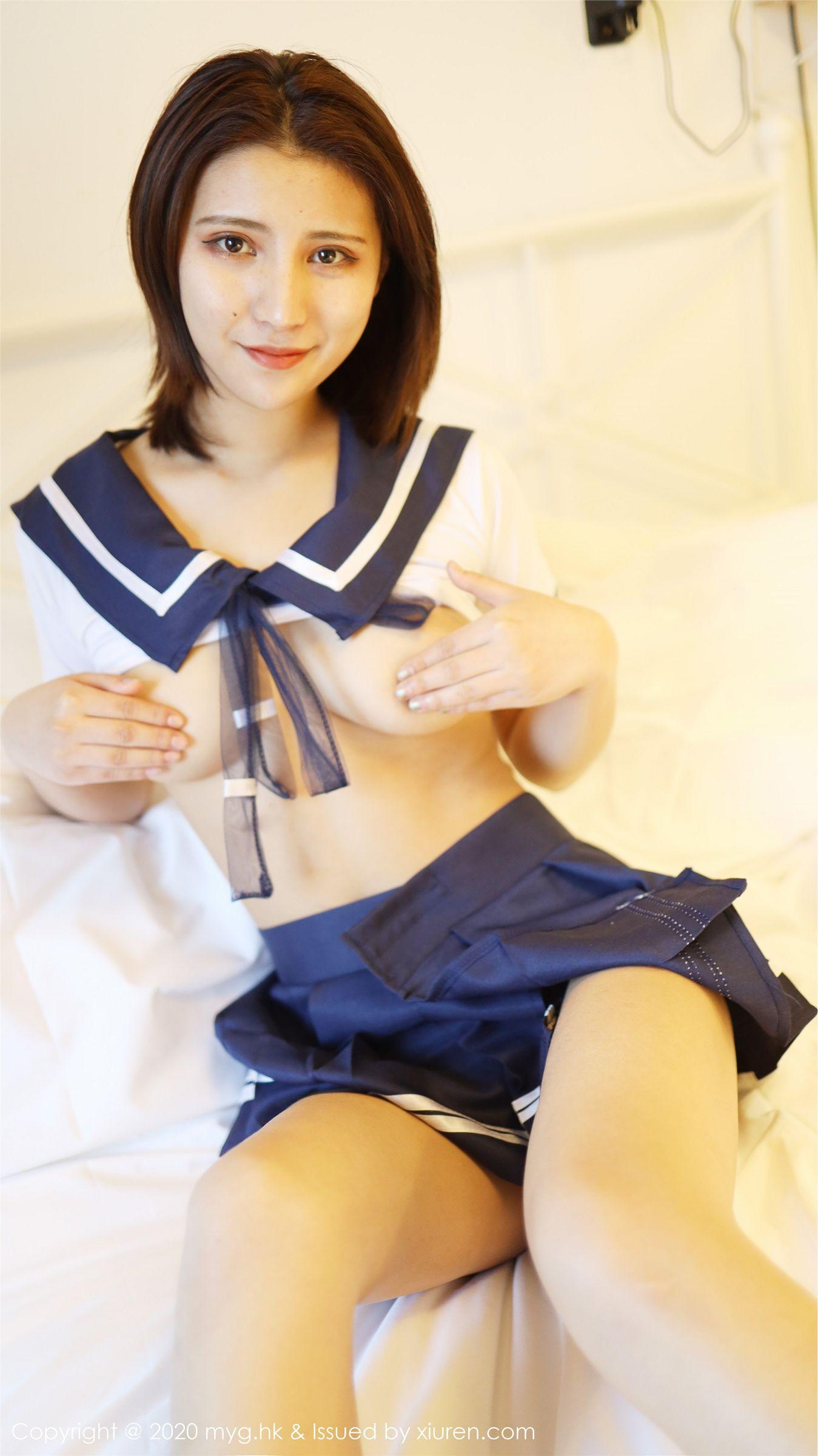 [MYGIRL美媛馆] 2020.05.2 Vol.442 青春JK诱_惑 久久Aimee_p027