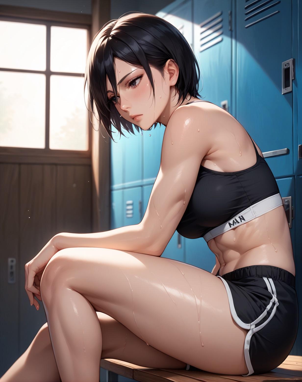 Nero100__Hard Training 💛 MIKASA ACKERMAN_131322107_p11