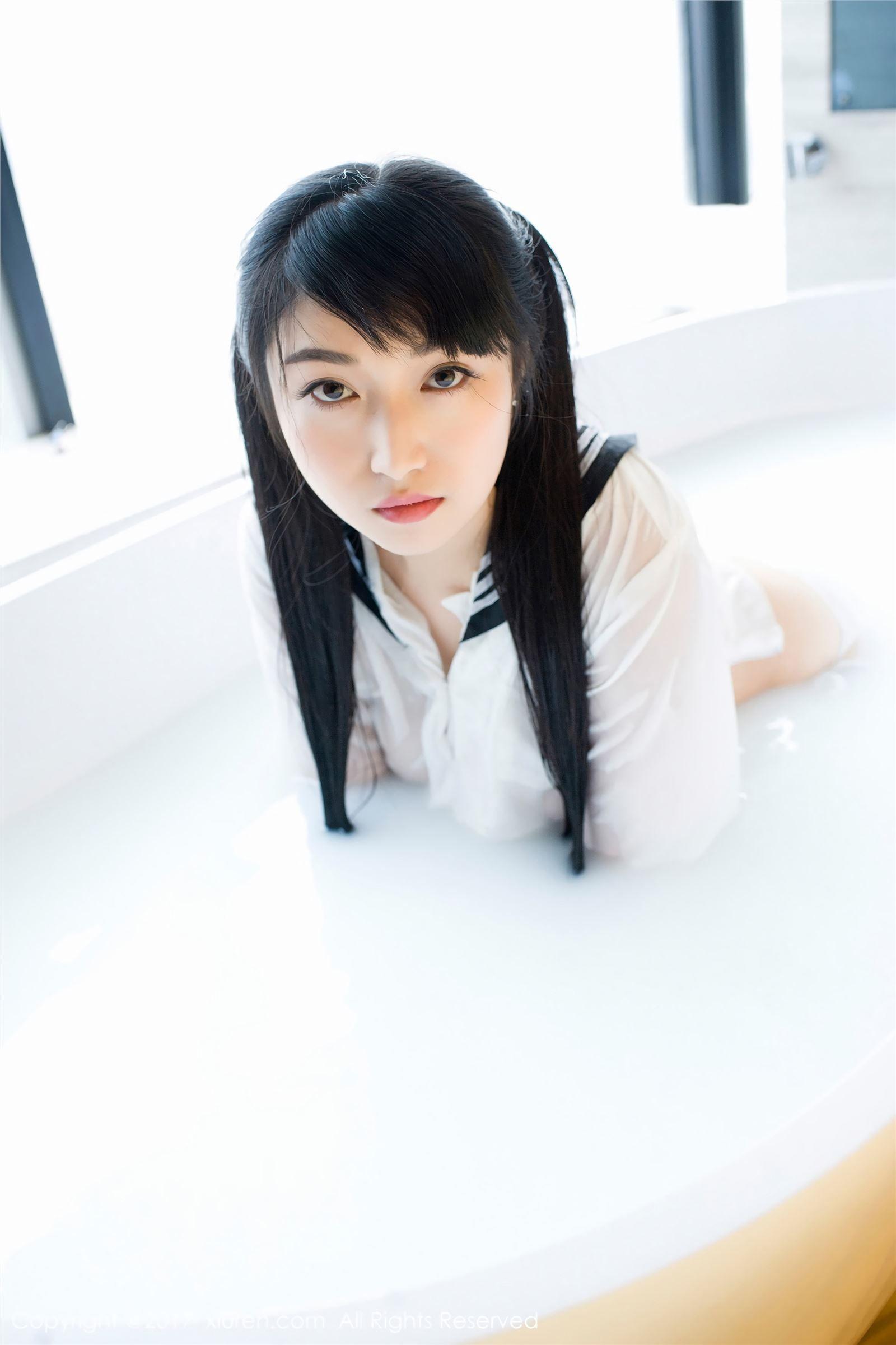 [秀人XIUREN] 2017.11.23 NO.853 清纯山妹子 盼盼龙女sunny_p001