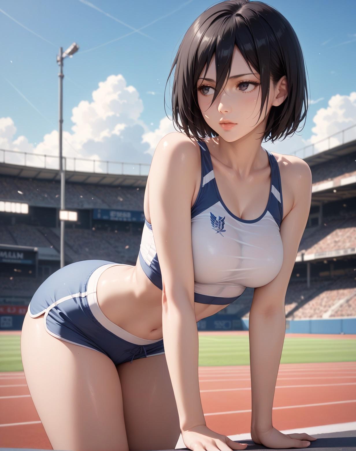 Nero100__Hard Training 💛 MIKASA ACKERMAN_131322107_p17