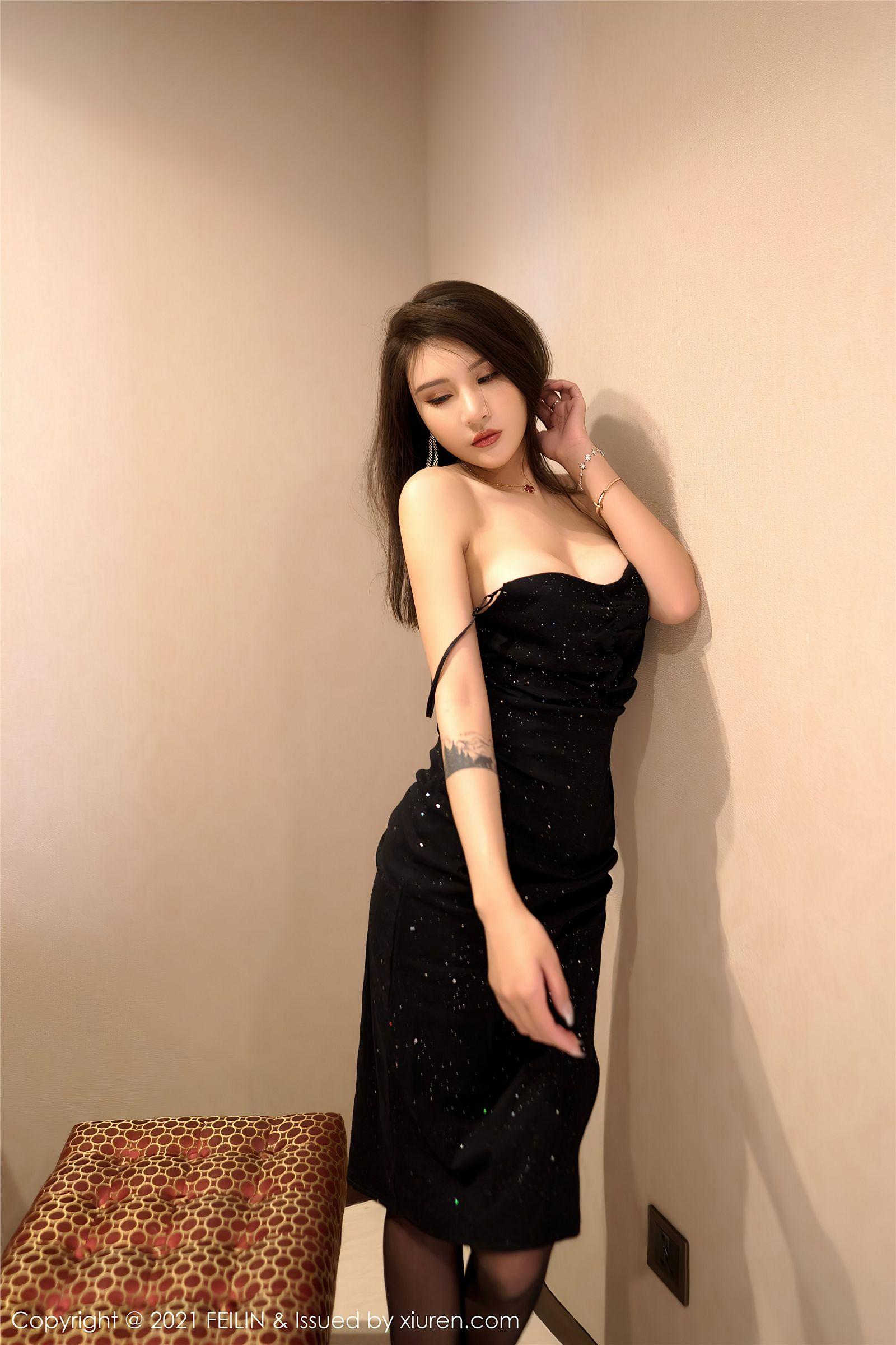 [FEILIN嗲囡囡] 2021.07.06 NO.401 Emily尹菲_p029