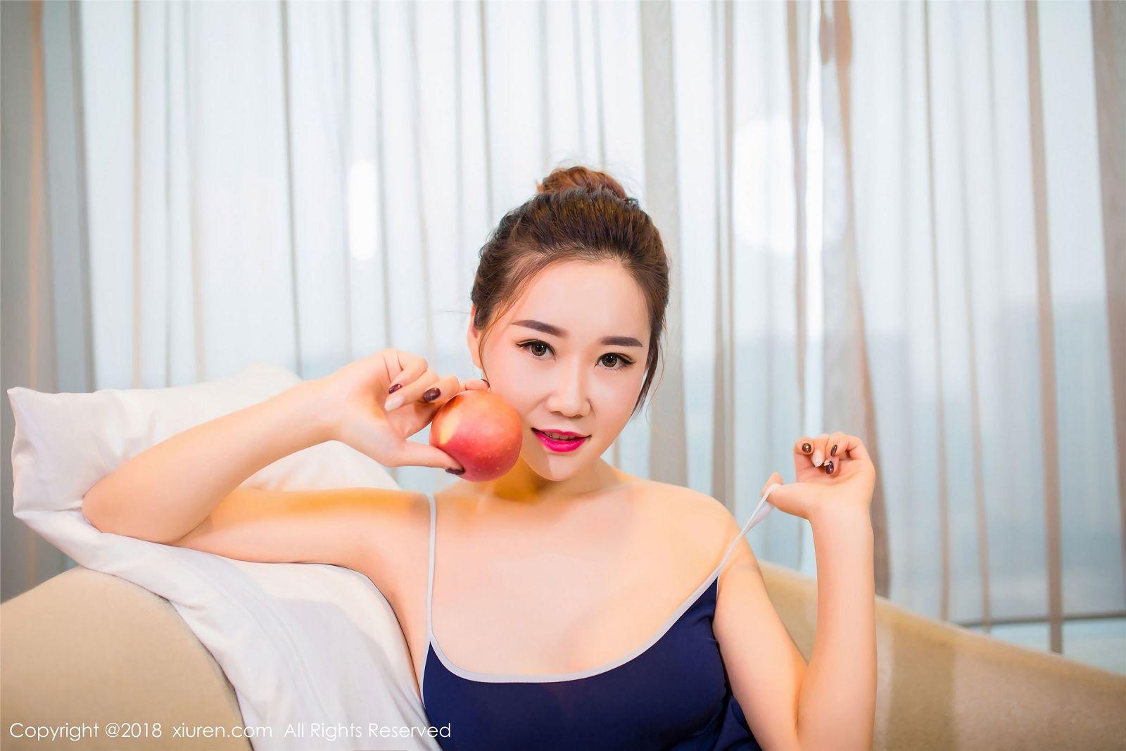 [秀人XIUREN] 2018.01.25 NO.910 黑色皮衣 棉花糖candy_p024
