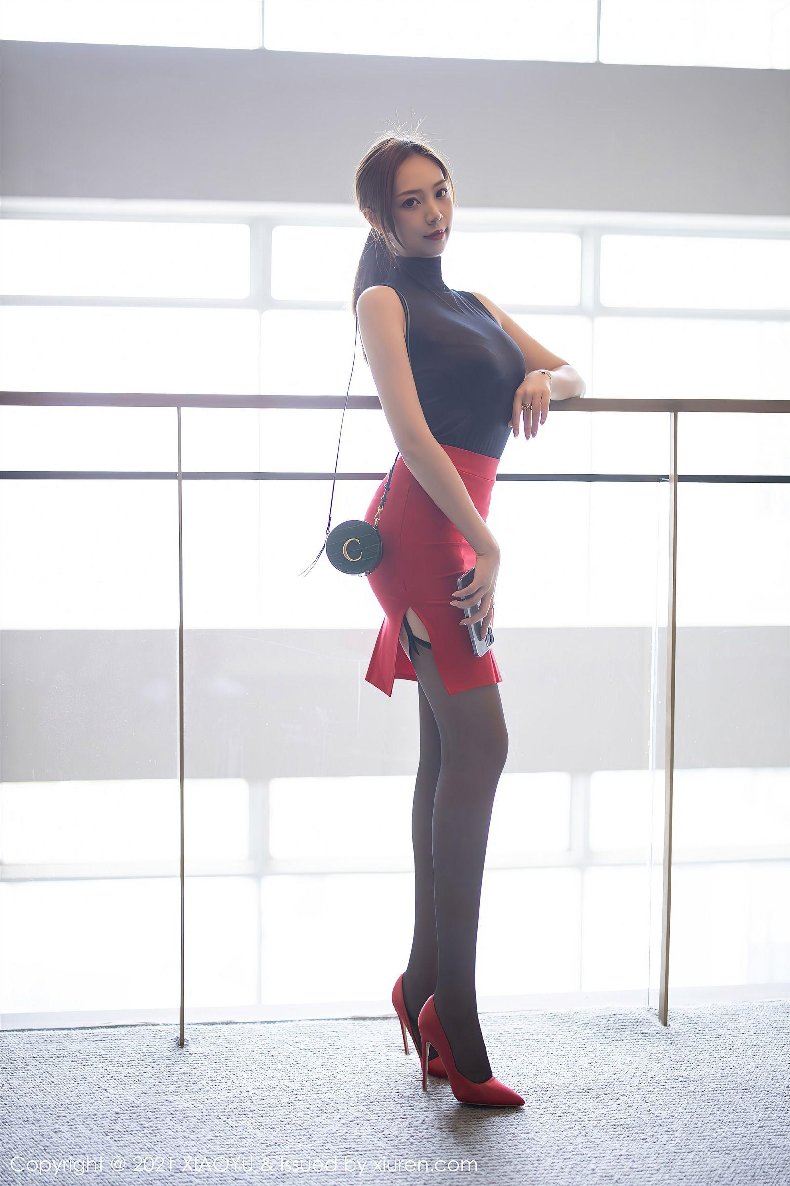 [XIAOYU画语界] 2021.03.18 NO.491 郑颖姗Bev 黑丝 丰满_p028
