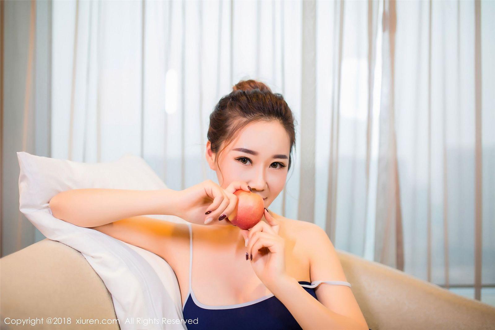 [秀人XIUREN] 2018.01.25 NO.910 黑色皮衣 棉花糖candy_p022