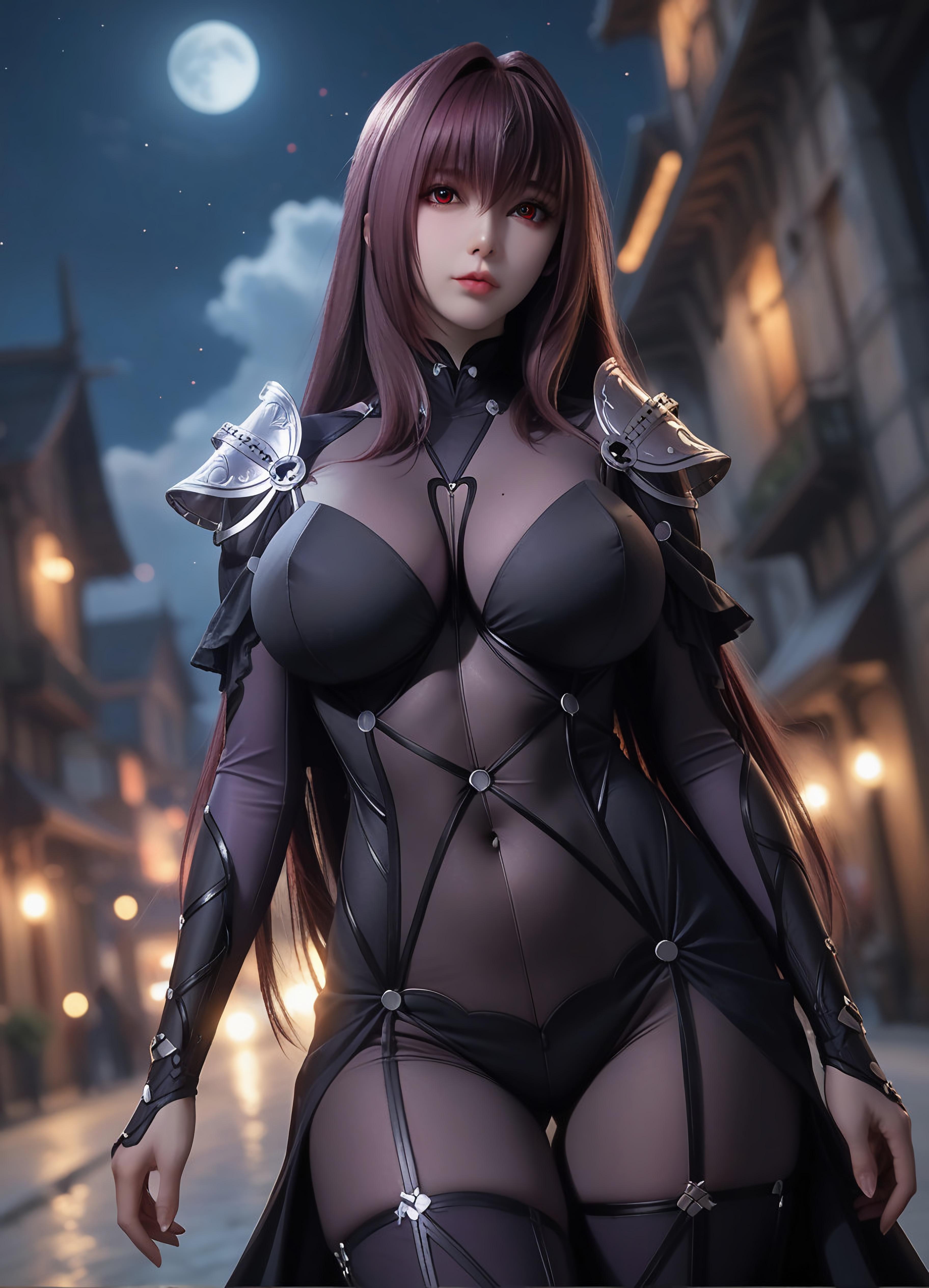 Sesame00 Ai_斯卡哈-(Scáthach)_130674971_p0
