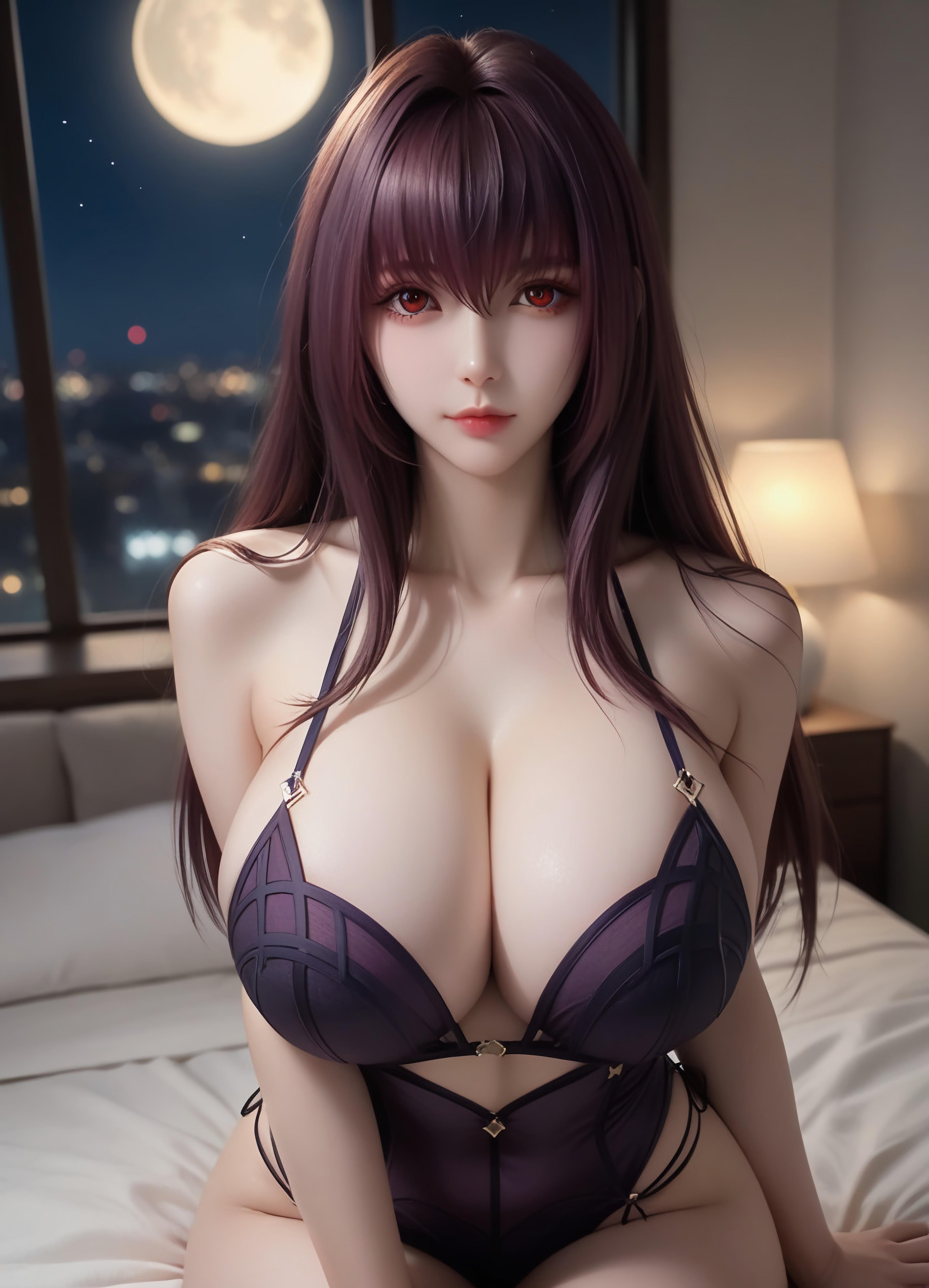 Sesame00 Ai_斯卡哈-(Scáthach)_130674971_p3