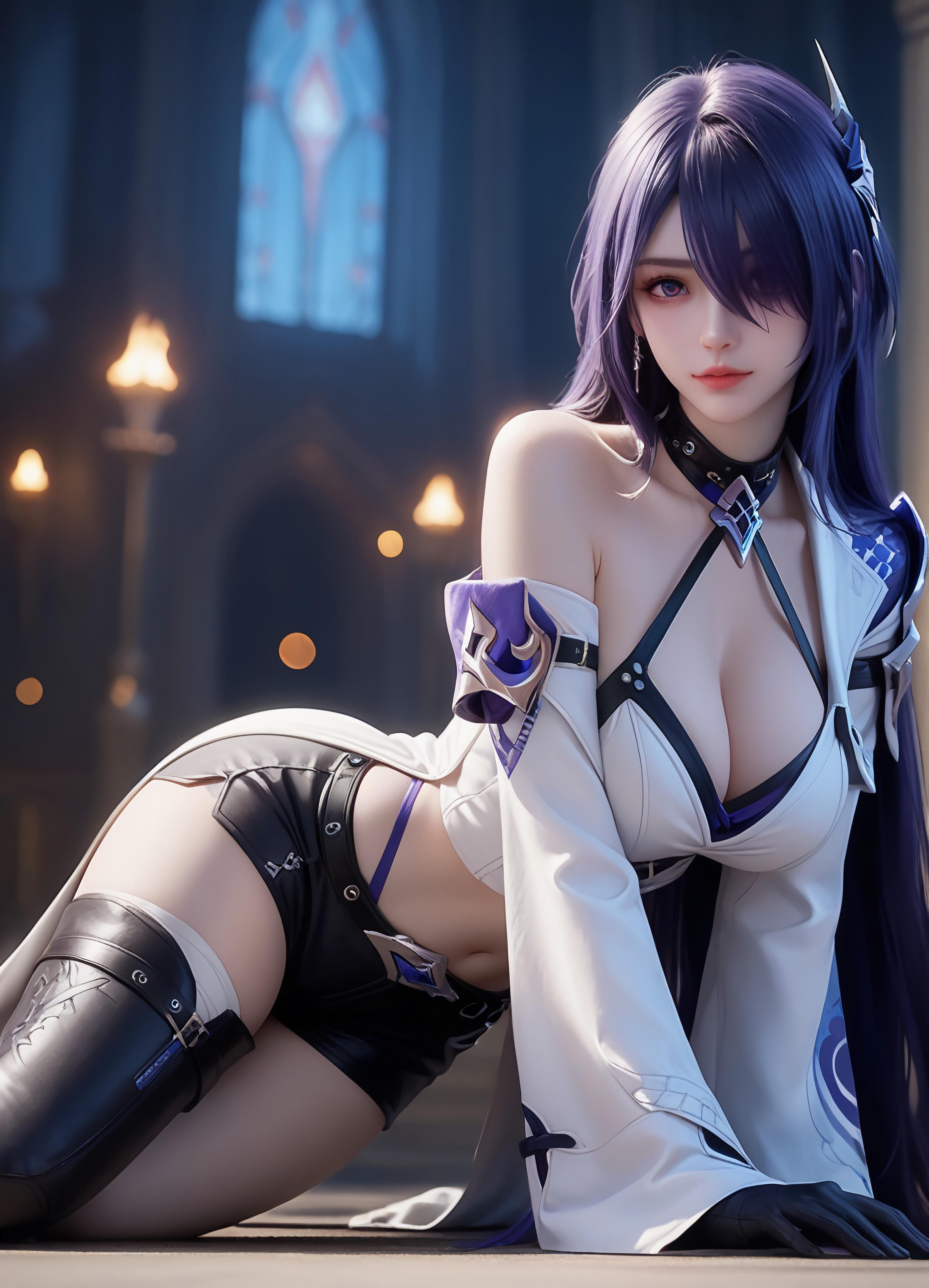 Sesame00 Ai_Acheron(HonkaiStarRail)_131095729_p2