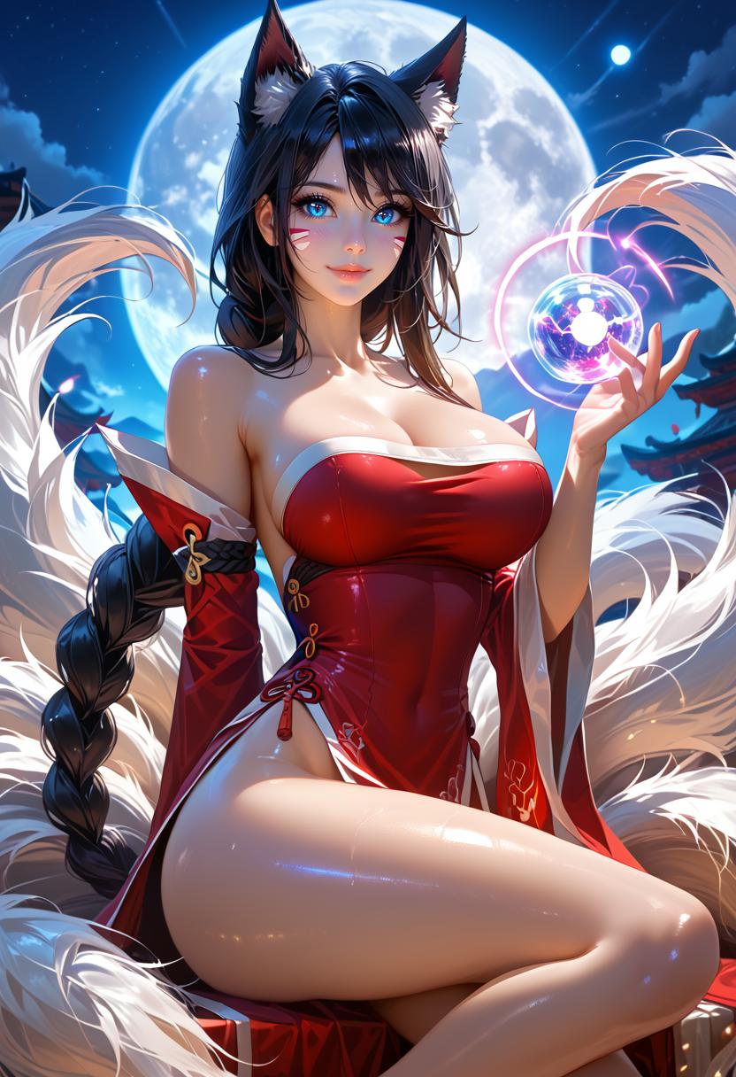 aieve_6. EVE, Ahri costume．_129491692_p8