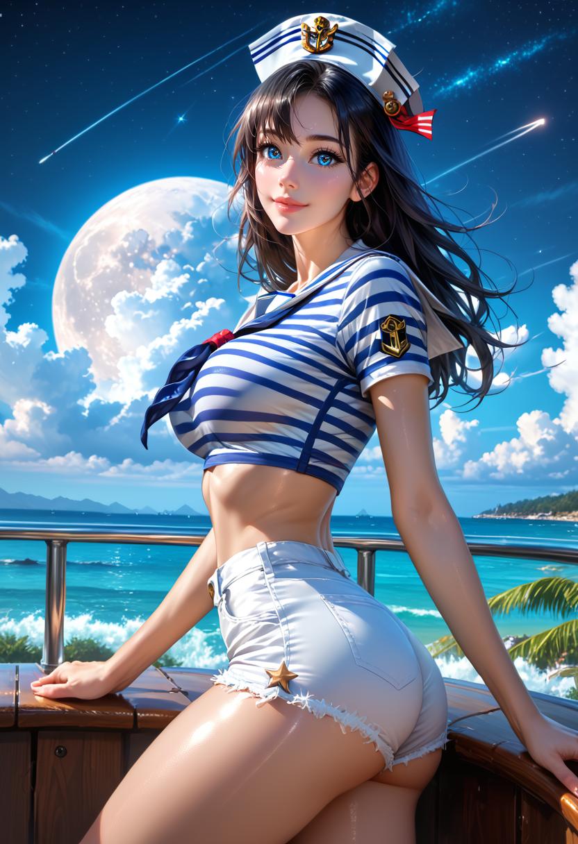 aieve_4. EVE, Sailor, Moon night_129385555_p4