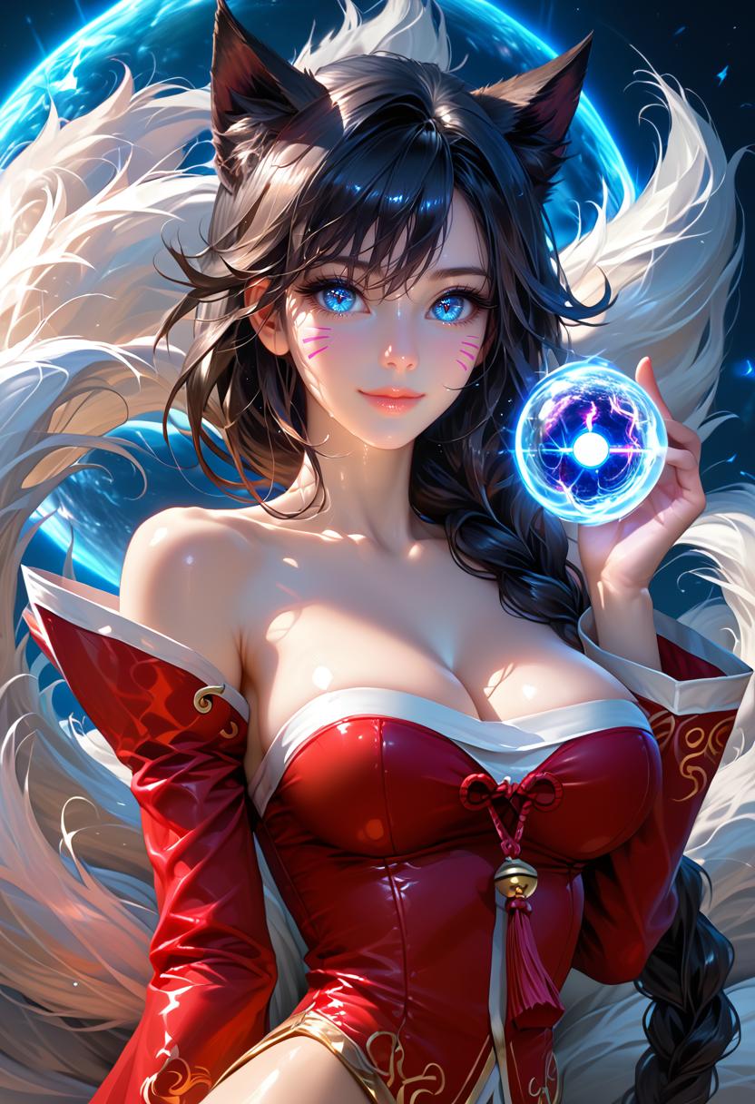 aieve_6. EVE, Ahri costume．_129491692_p4