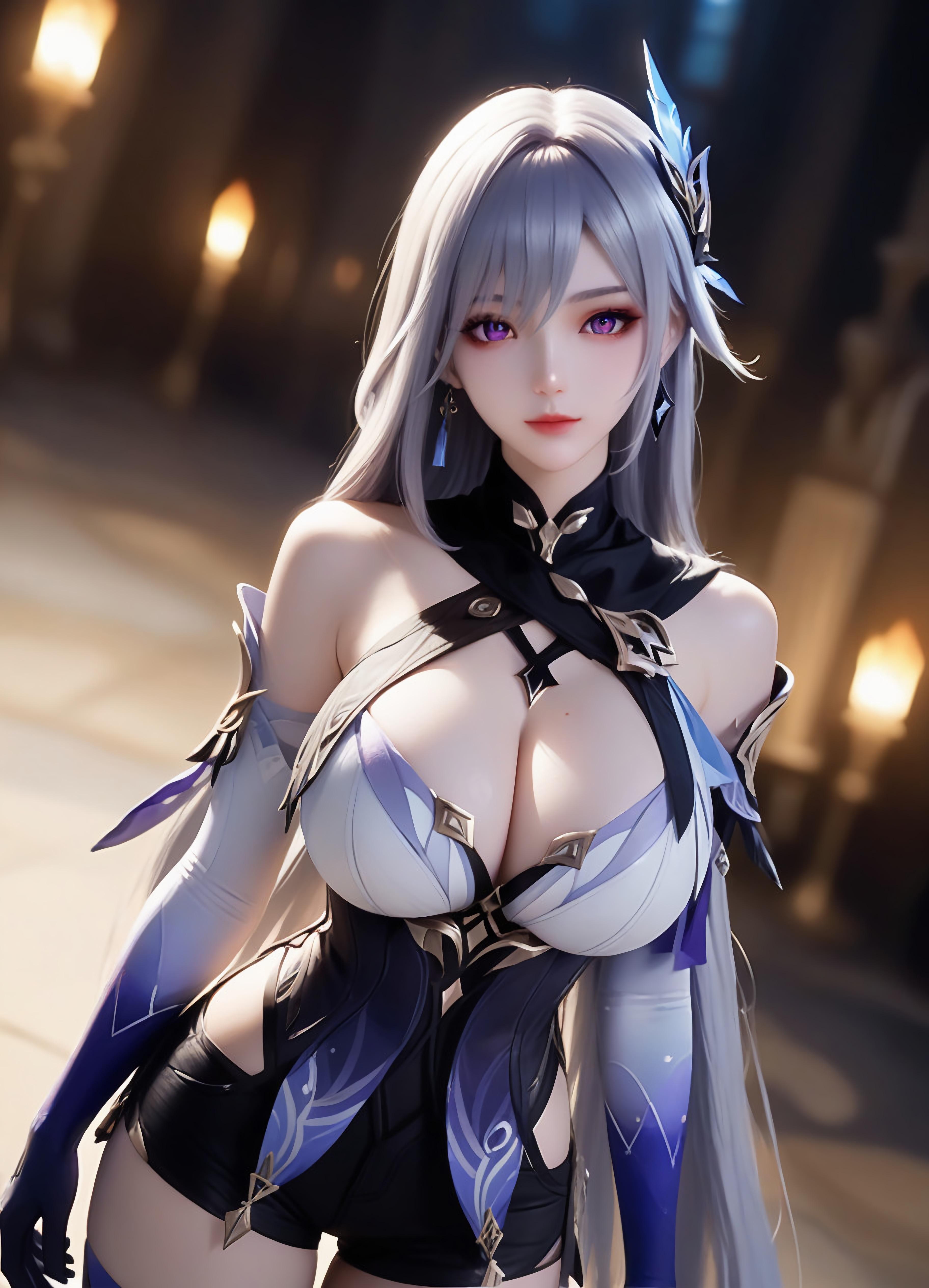 Sesame00 Ai_Skirk-(GenshinImpact)_131388787_p1