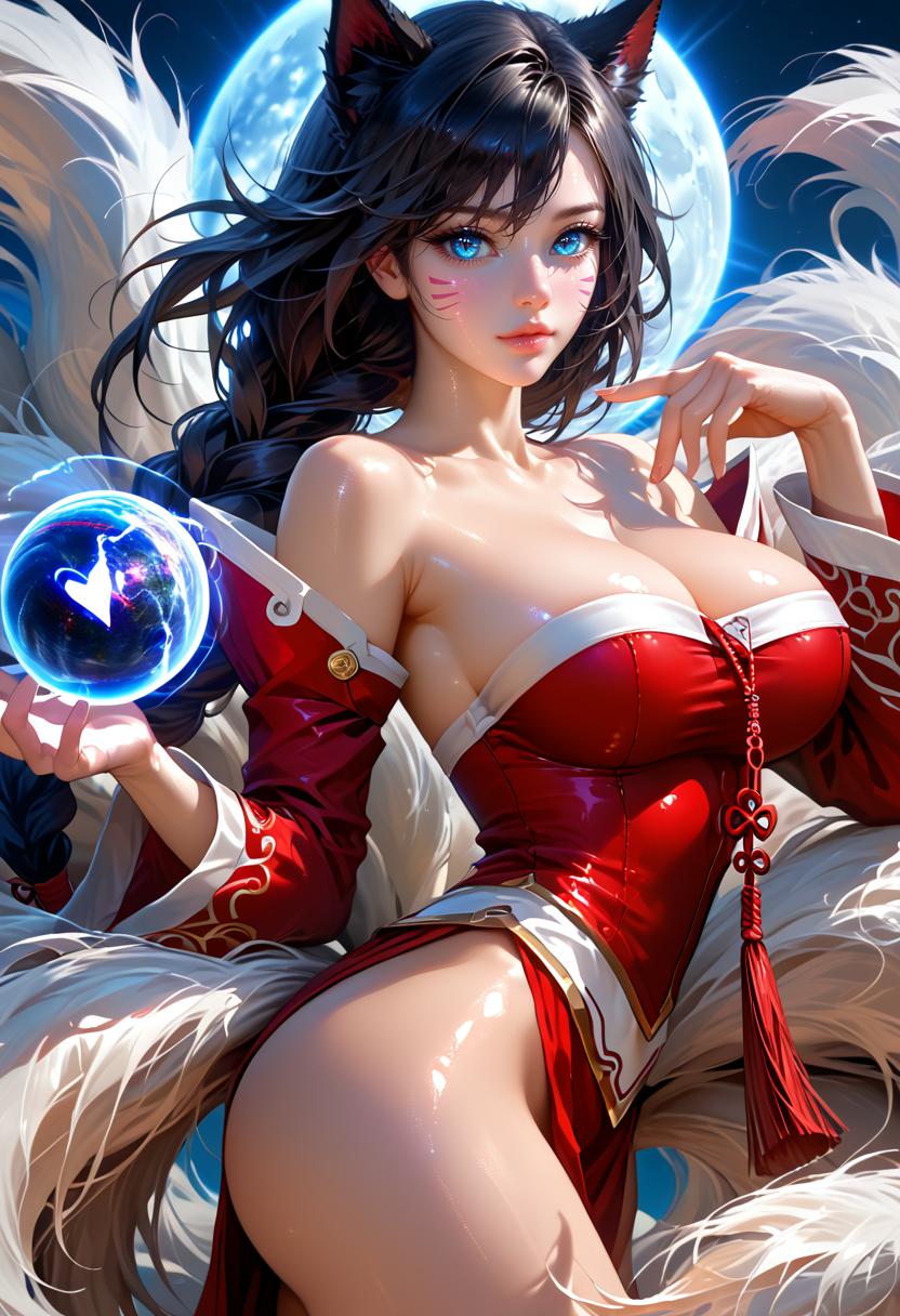 aieve_6. EVE, Ahri costume．_129491692_p5