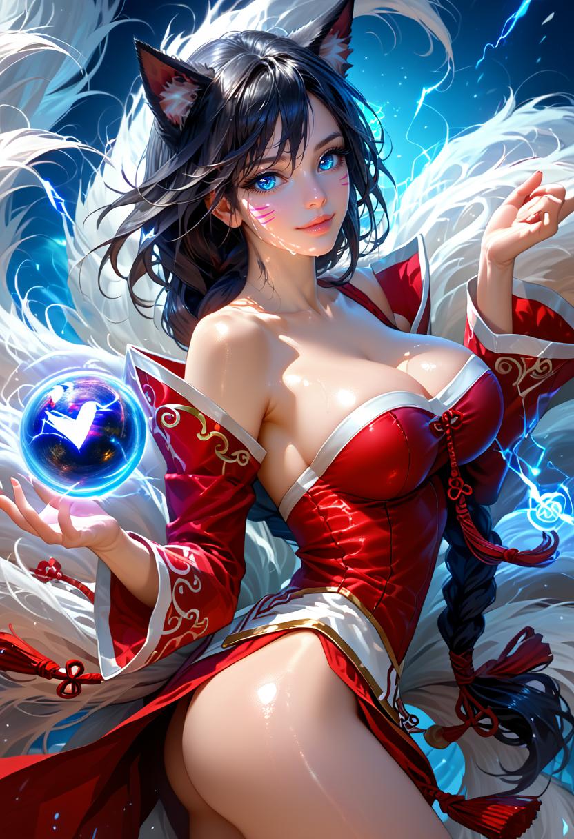 aieve_6. EVE, Ahri costume．_129491692_p6