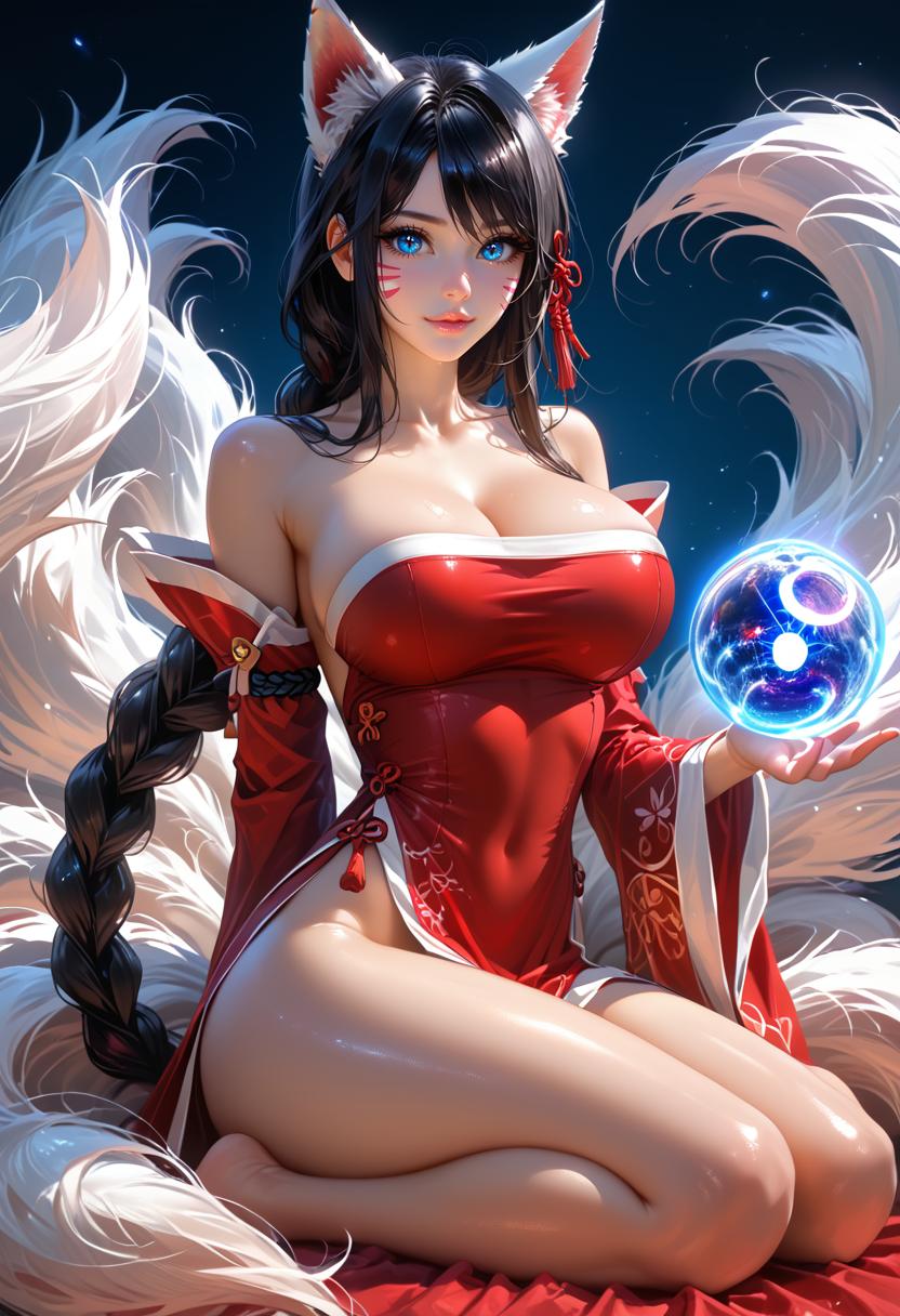 aieve_6. EVE, Ahri costume．_129491692_p9