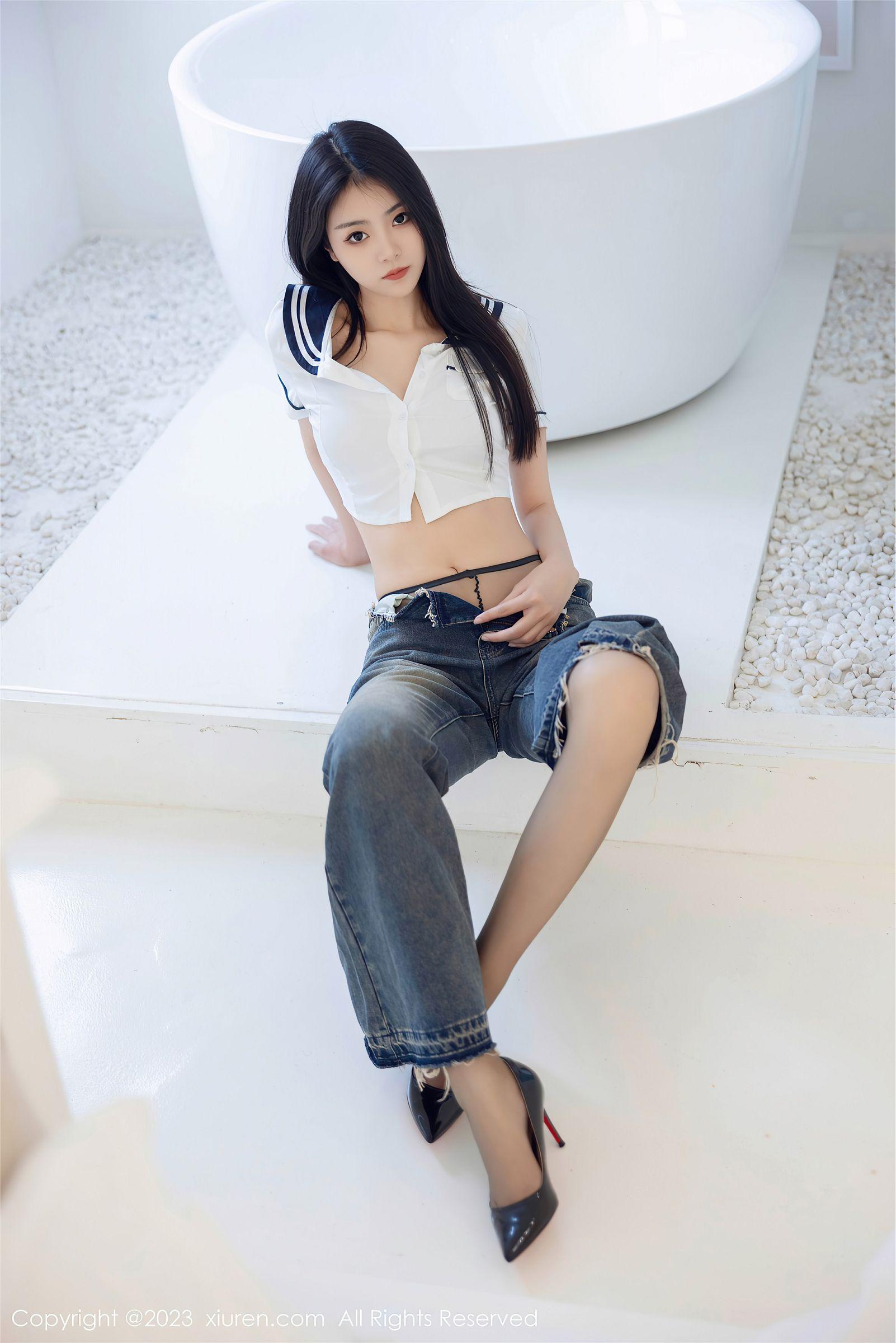 [XIUREN秀人网] 2023.07.05 NO.7027 可樂Vicky 牛仔裤_p067