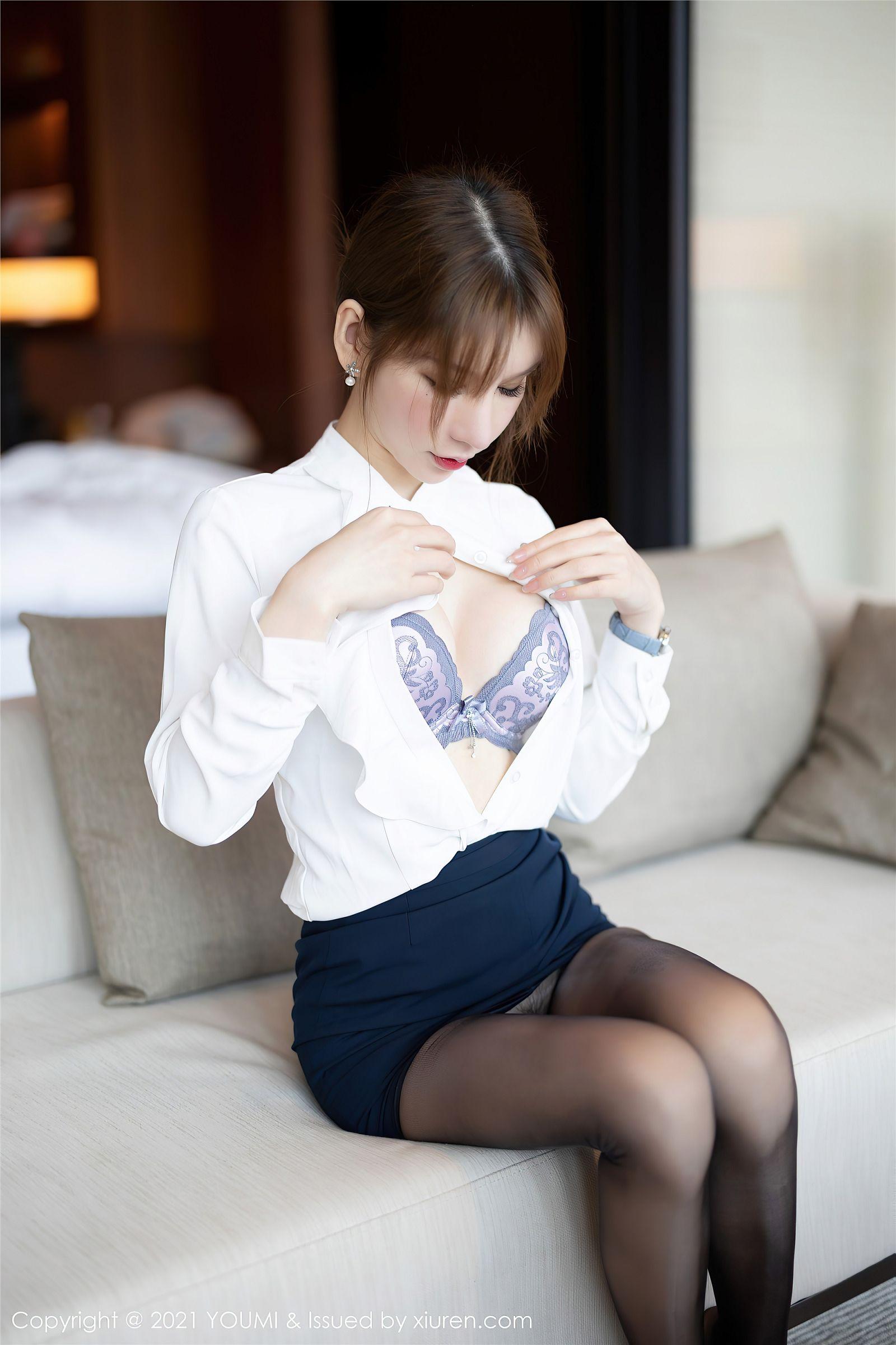 [YOUMI尤蜜荟] 2021.02.26 NO.606 周于希Sandy 职场女领OL_p062