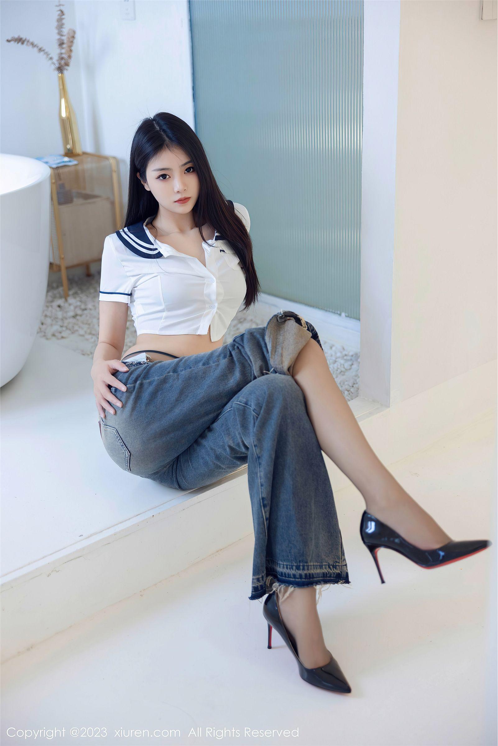[XIUREN秀人网] 2023.07.05 NO.7027 可樂Vicky 牛仔裤_p063