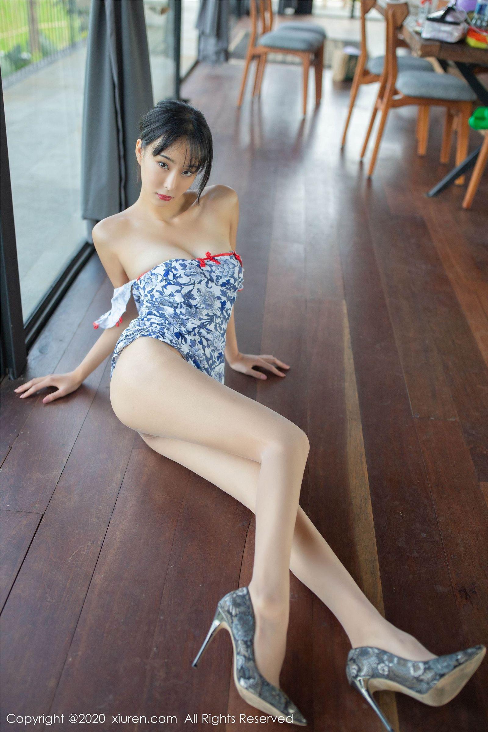 [XIUREN秀人网] 2020.03.11 NO.2050 蓝夏Akasha_p017