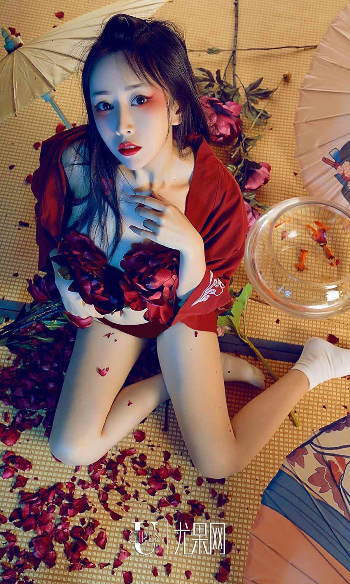 [Ugirls爱尤物] NO.1366 豌豆公主 姹紫嫣红_p008
