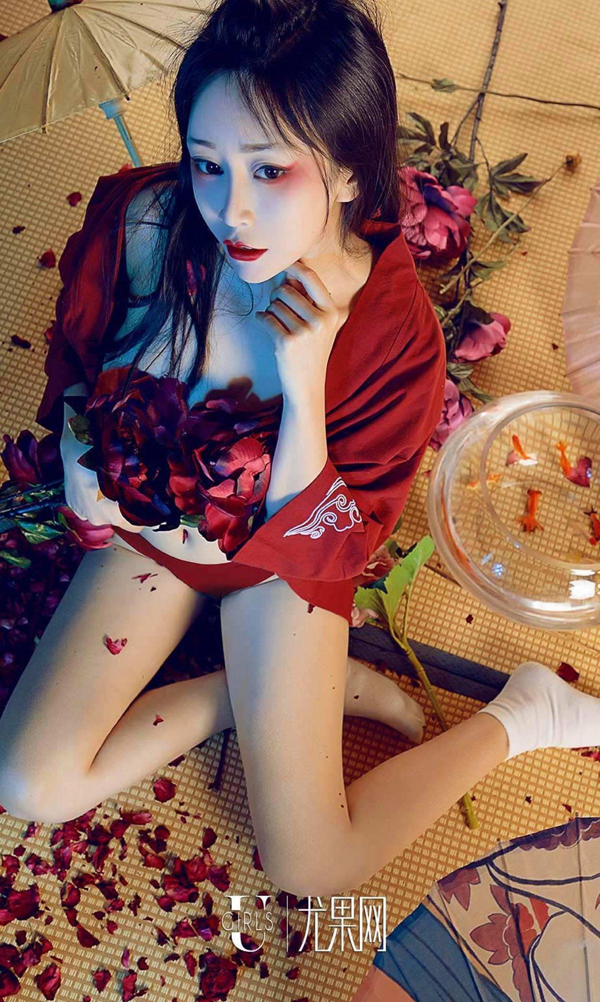 [Ugirls爱尤物] NO.1366 豌豆公主 姹紫嫣红_p006