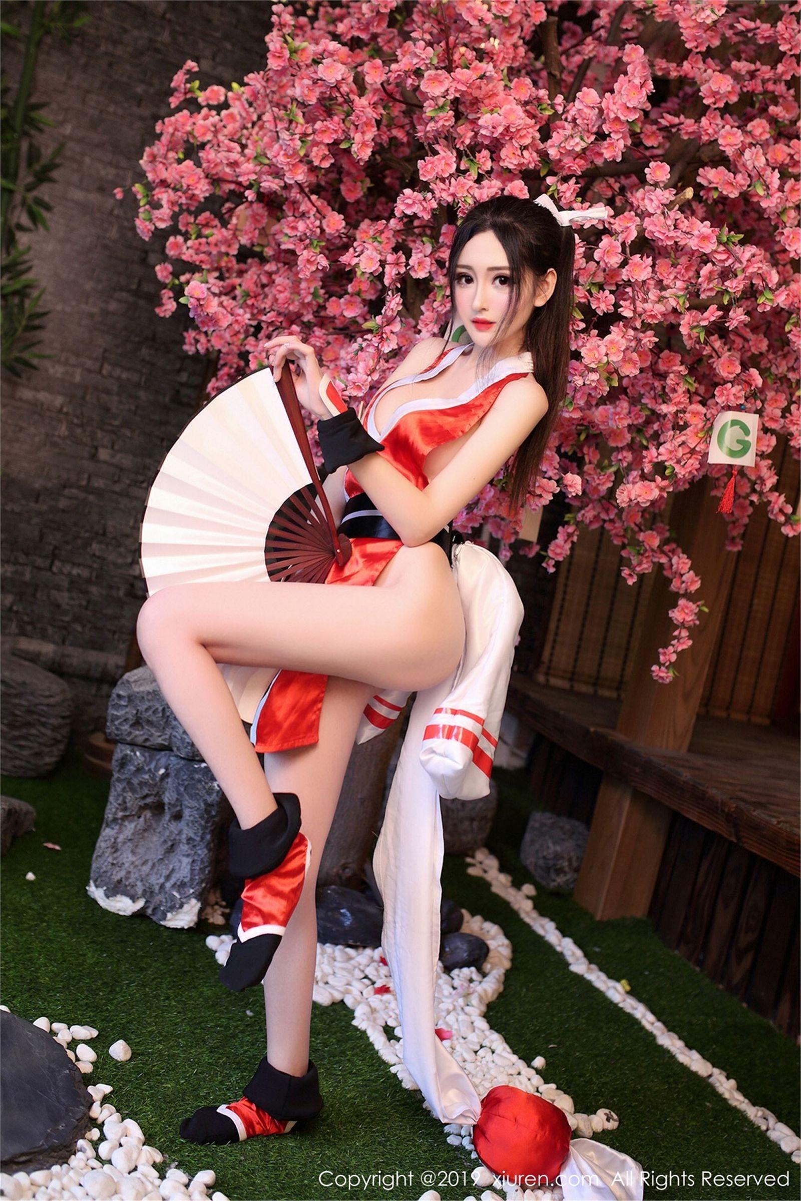 [XIUREN秀人网] 2019.05.16 NO.1454 沈梦瑶COS貂蝉 小乔 不知火舞_p003