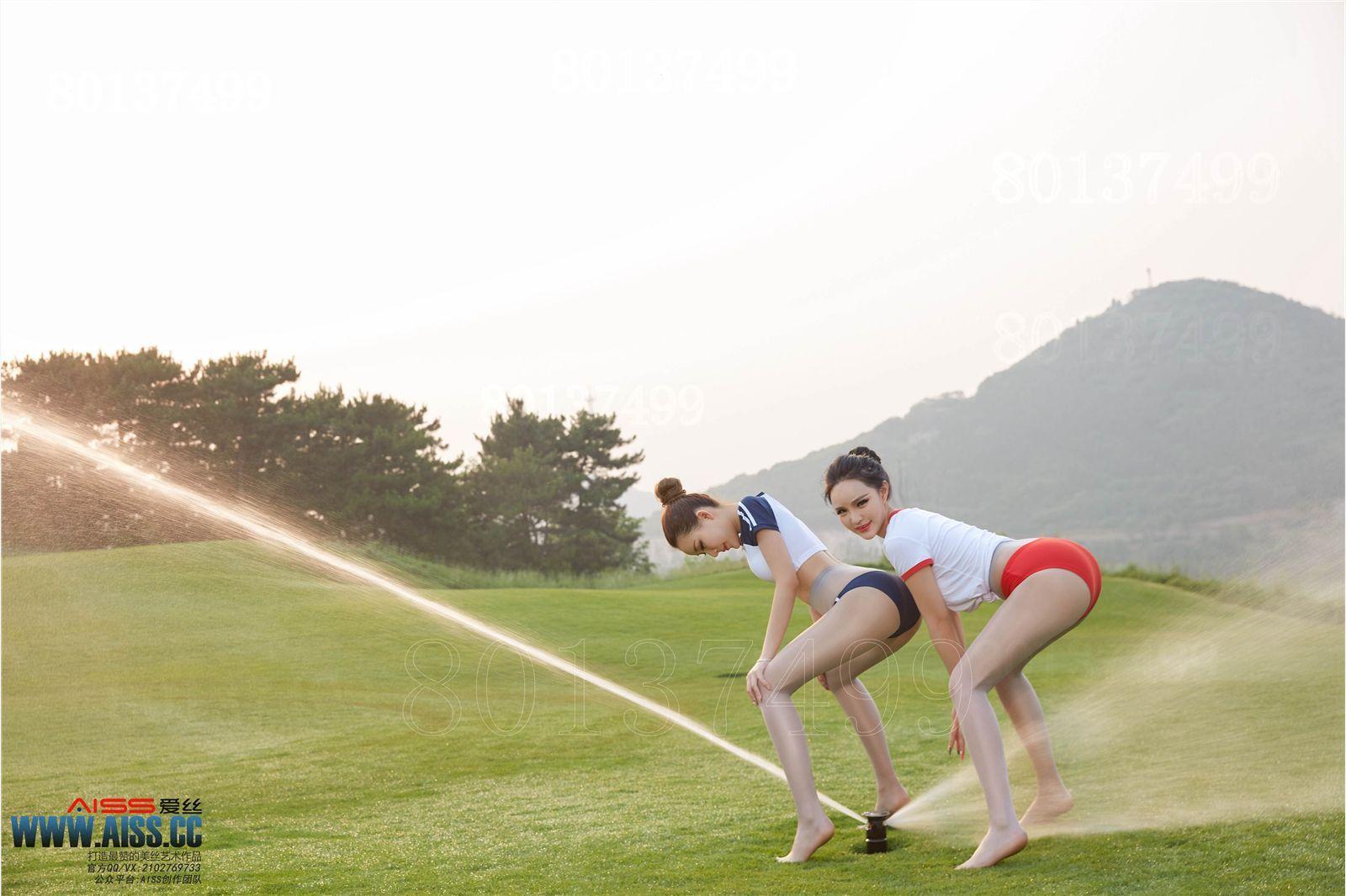 [AISS爱丝钻石] 丝袜美腿外拍 NO.100 美丝球童_p032