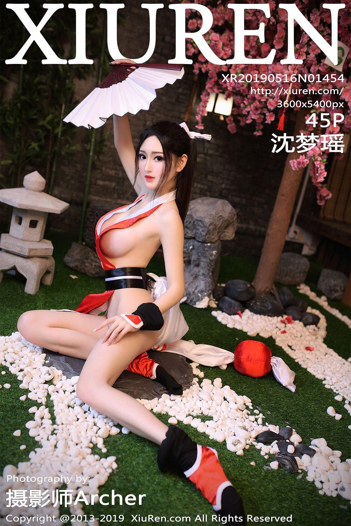 [XIUREN秀人网] 2019.05.16 NO.1454 沈梦瑶COS貂蝉 小乔 不知火舞_p037