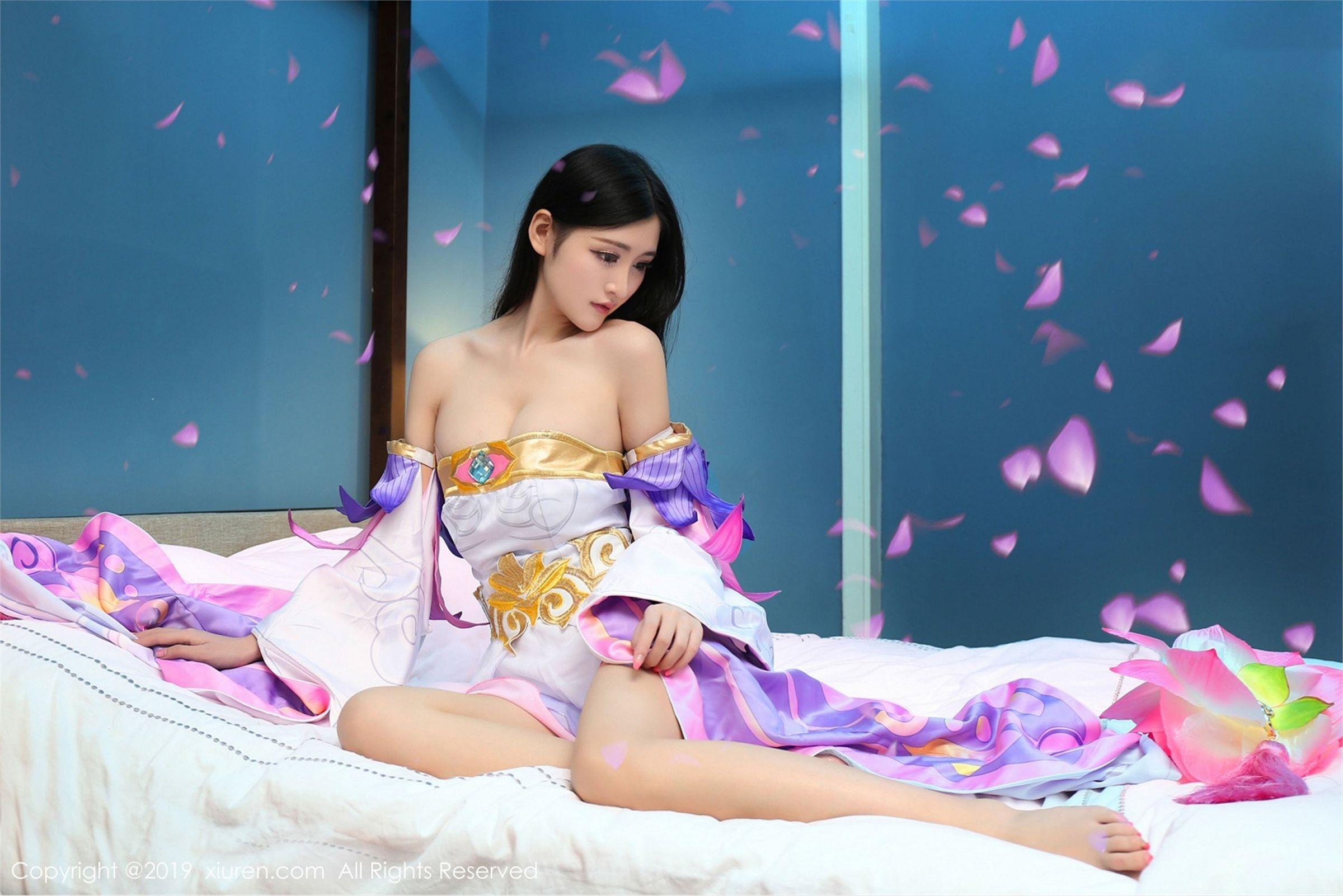 [XIUREN秀人网] 2019.05.16 NO.1454 沈梦瑶COS貂蝉 小乔 不知火舞_p015