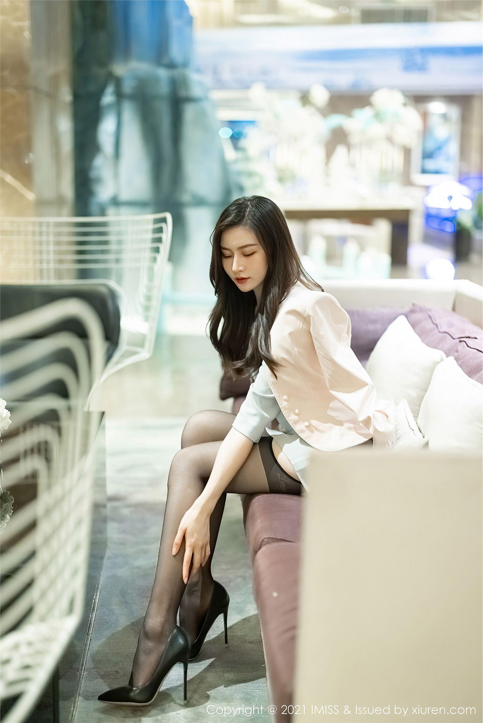 [IMISS爱蜜社] 2021.02.19 NO.552 Vanessa 吊袜 黑丝_p037