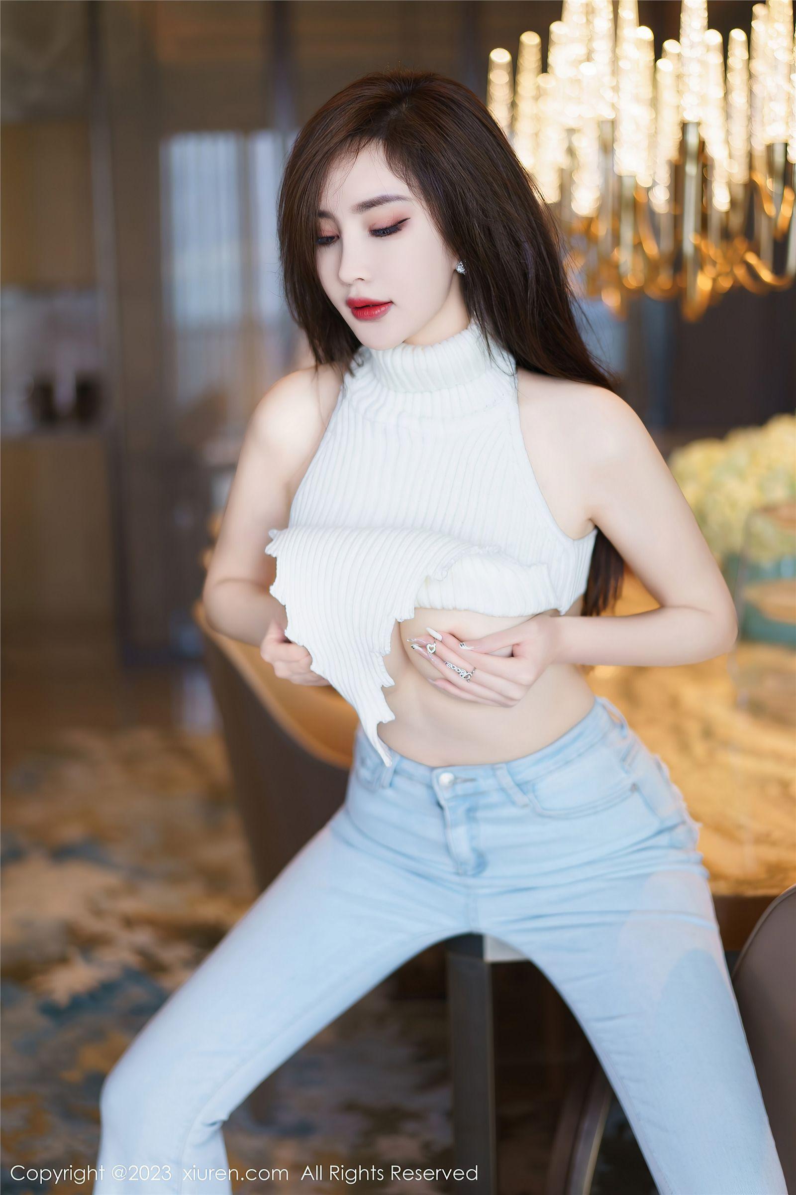 [XIUREN秀人网] 2023.04.07 NO.6534 Carol周妍希 牛仔裤_p072