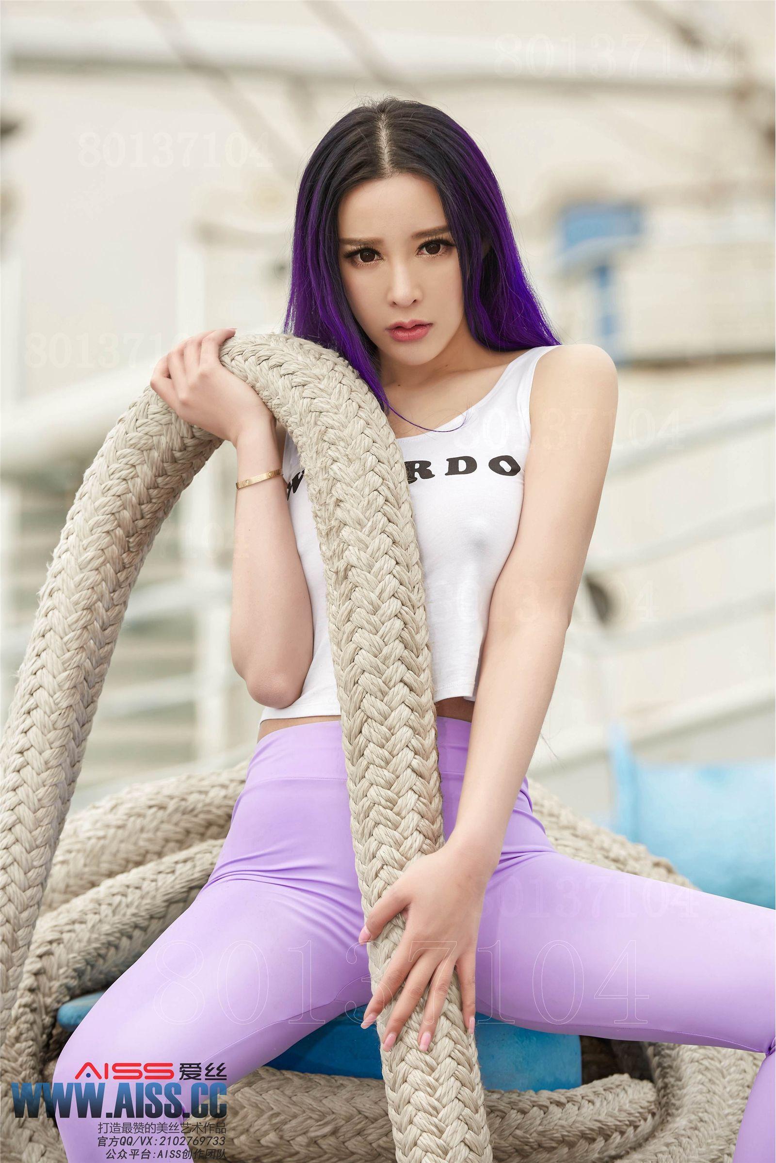 [AISS爱丝钻石] 丝袜美腿外拍 NO.107 索菲_p001