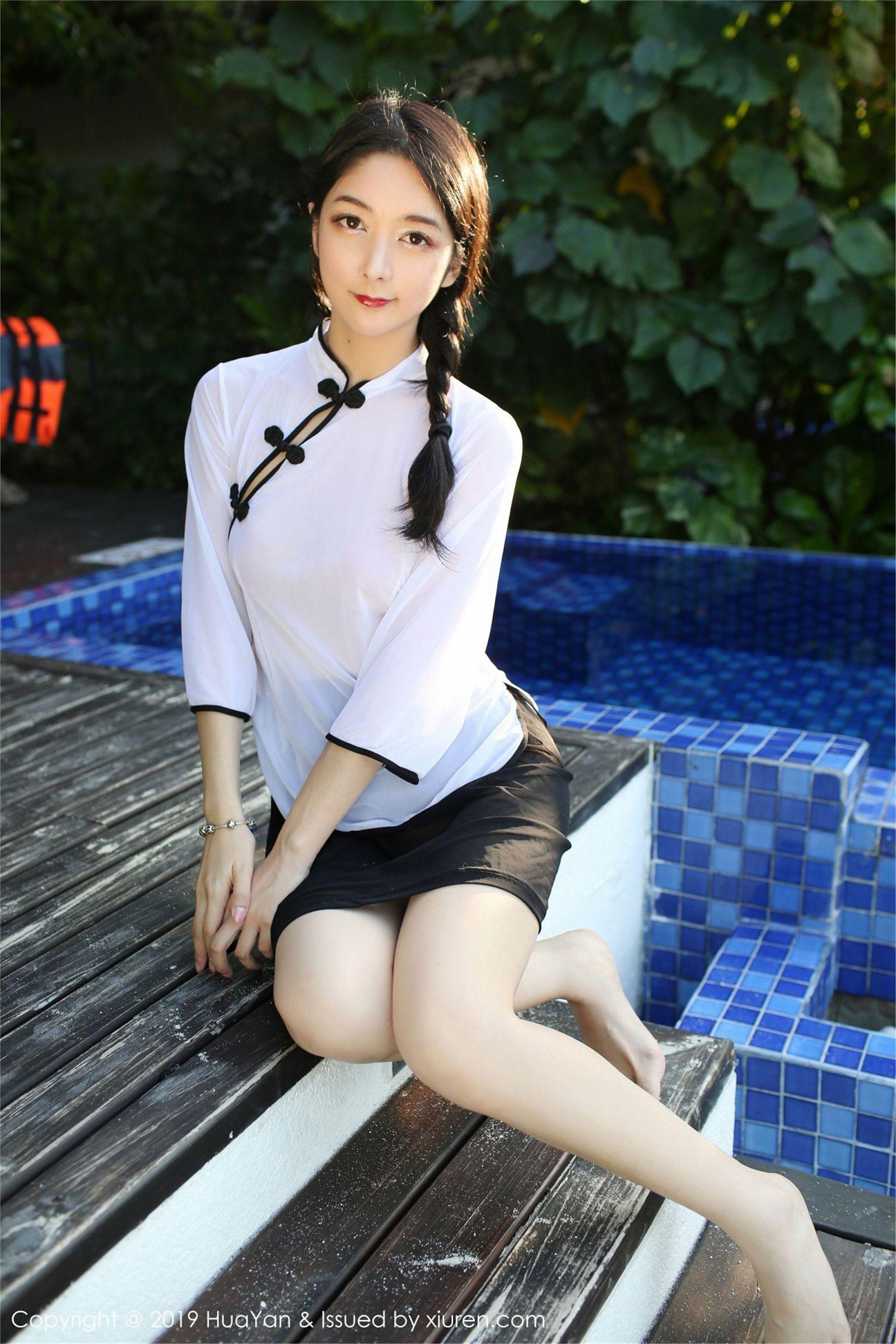[HuaYan花の颜] 2019.04.25 Vol.065 Angela喜欢猫_p001